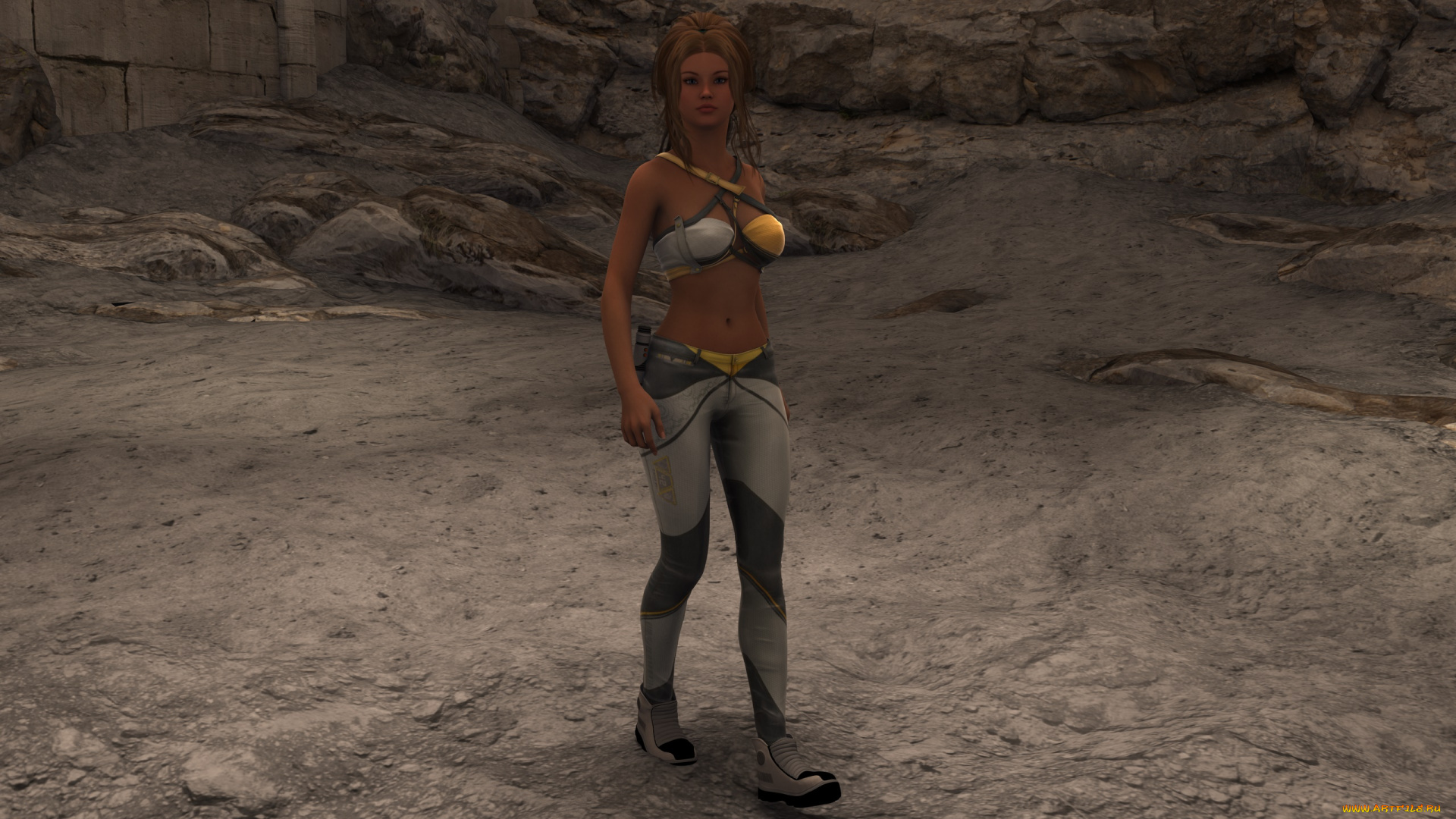 3д, графика, фантазия, , fantasy, девушка, фон, взгляд