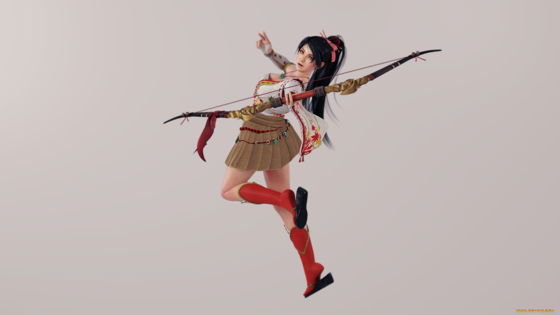 3д, графика, фантазия, , fantasy, фон, взгляд, девушка