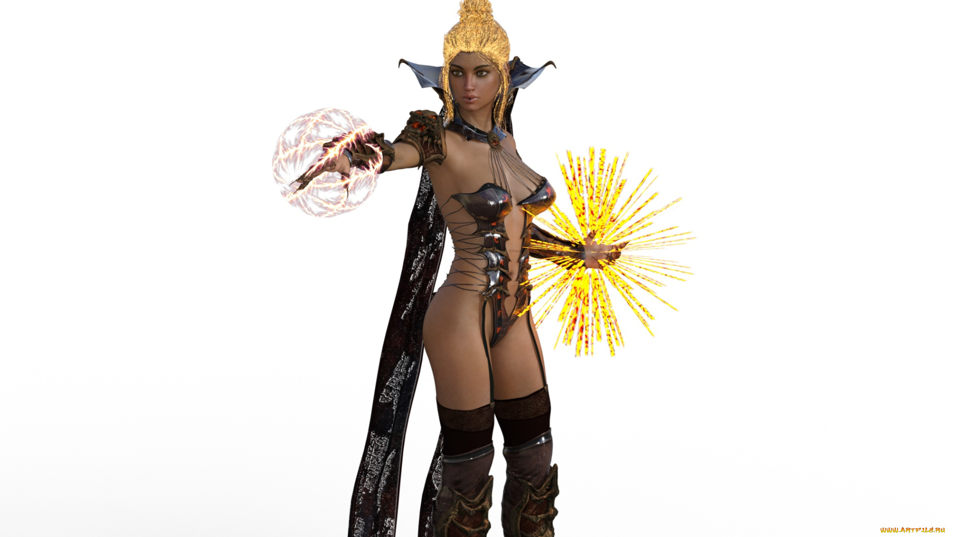 3д, графика, фантазия, , fantasy, взгляд, девушка, фон