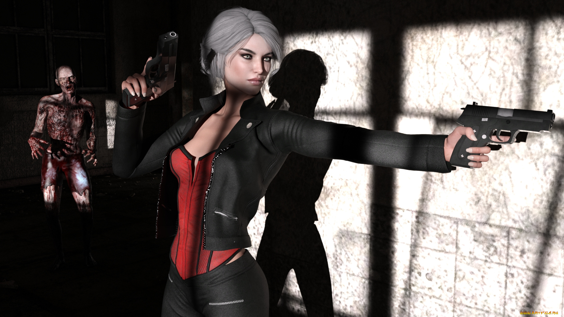 3д, графика, фантазия, , fantasy, фон, взгляд, девушка