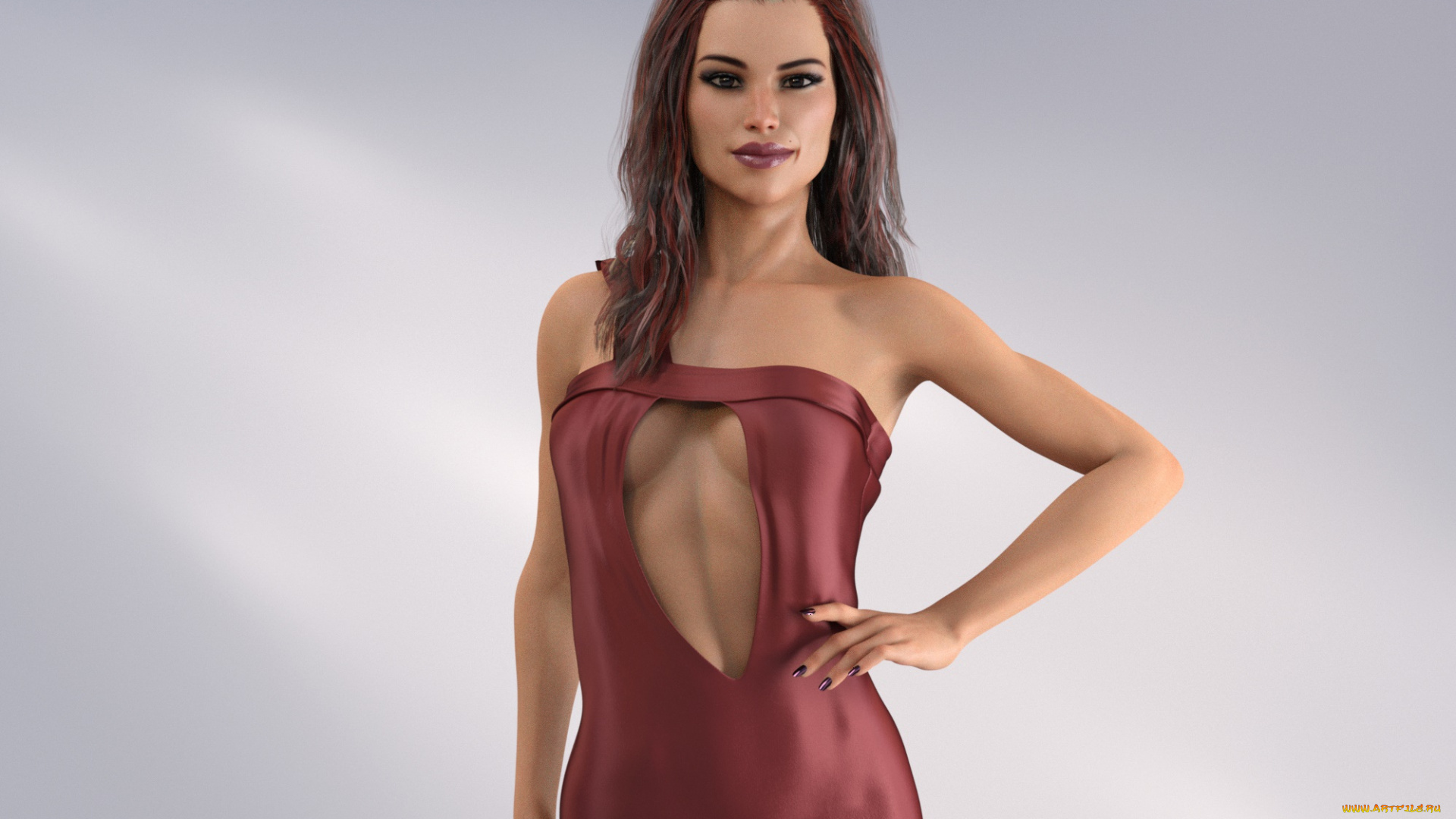 3д, графика, люди, , people, девушка, фон, взгляд