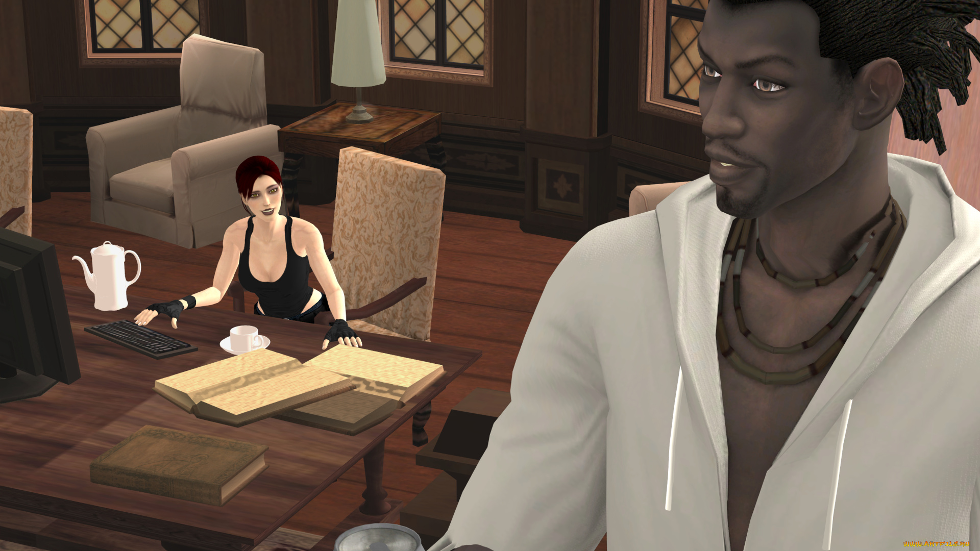 3д, графика, люди, , people, парень, фон, взгляд, девушка