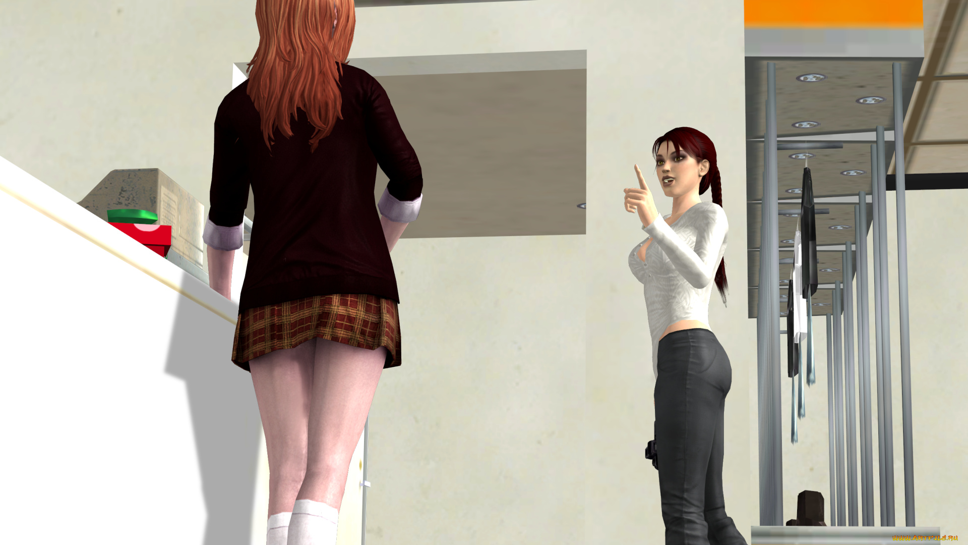 3д, графика, люди, , people, парень, фон, взгляд, девушка