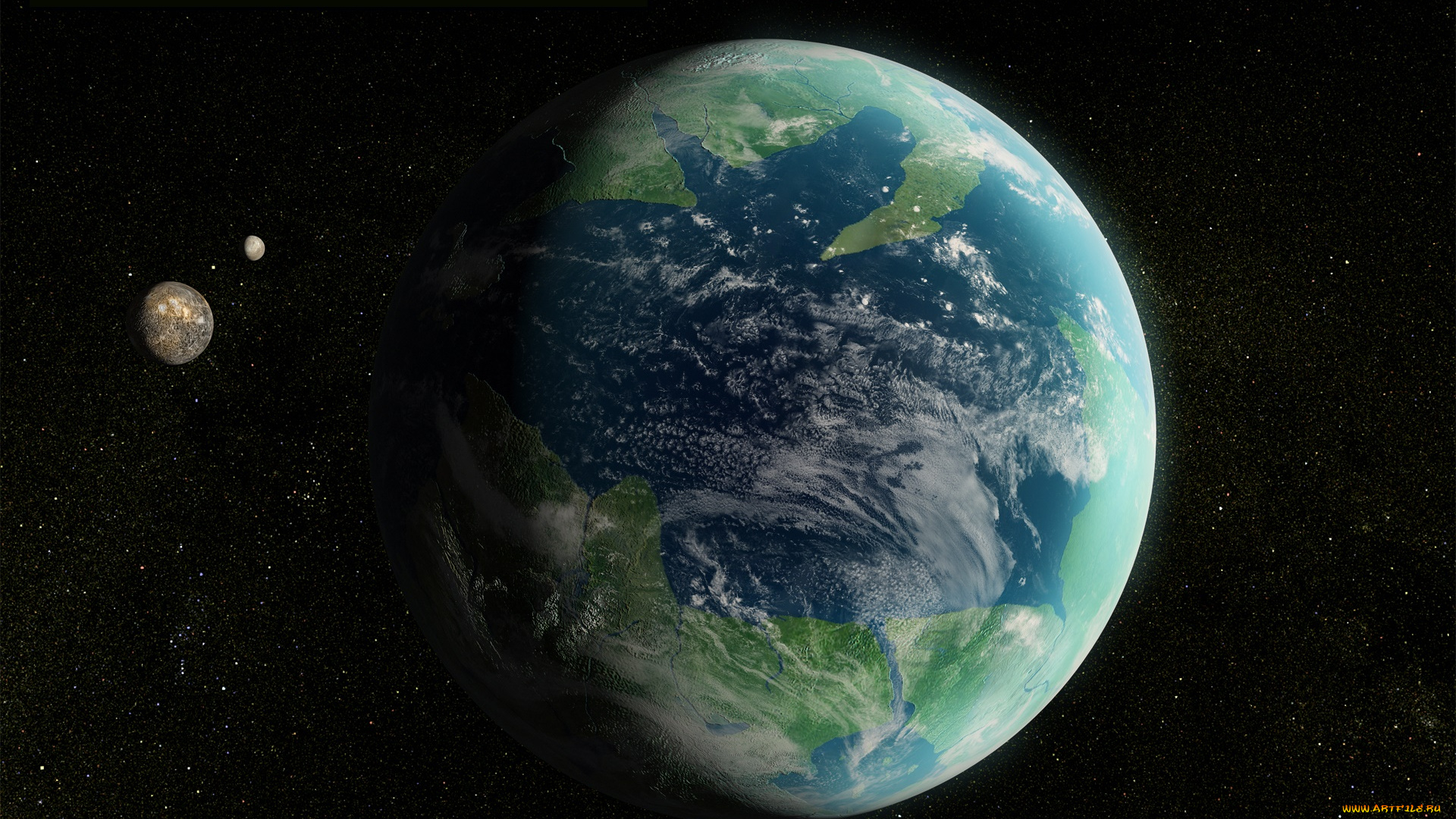космос, земля, планета