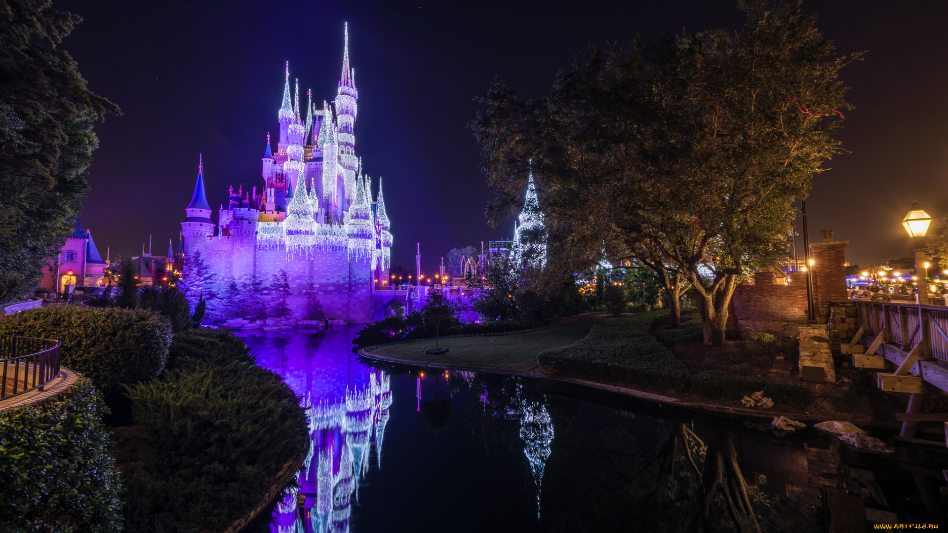 magic, kingdom, города, диснейленд, королевство, магия, волшебство