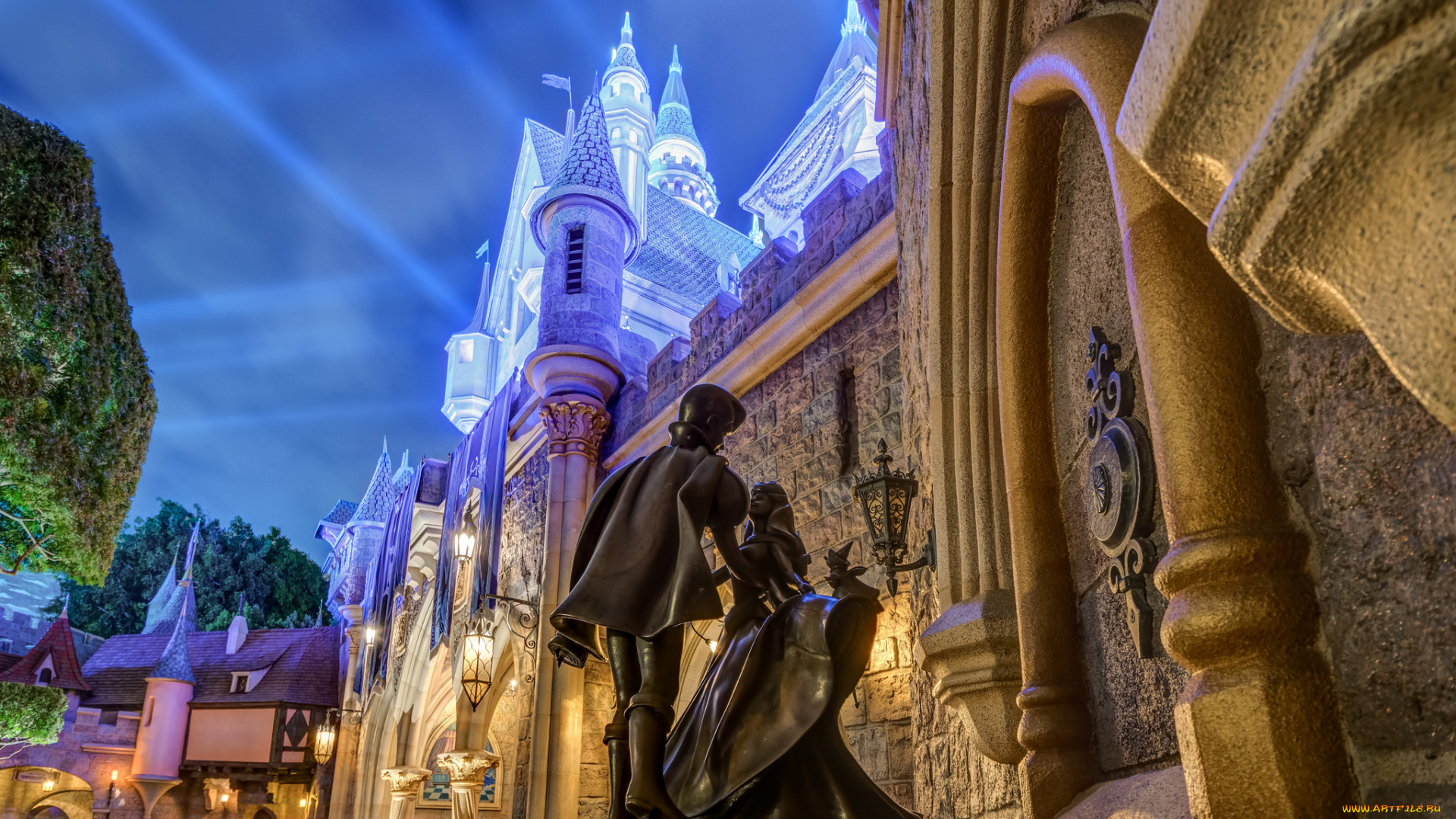 magic, kingdom, города, диснейленд, королевство, магия, волшебство