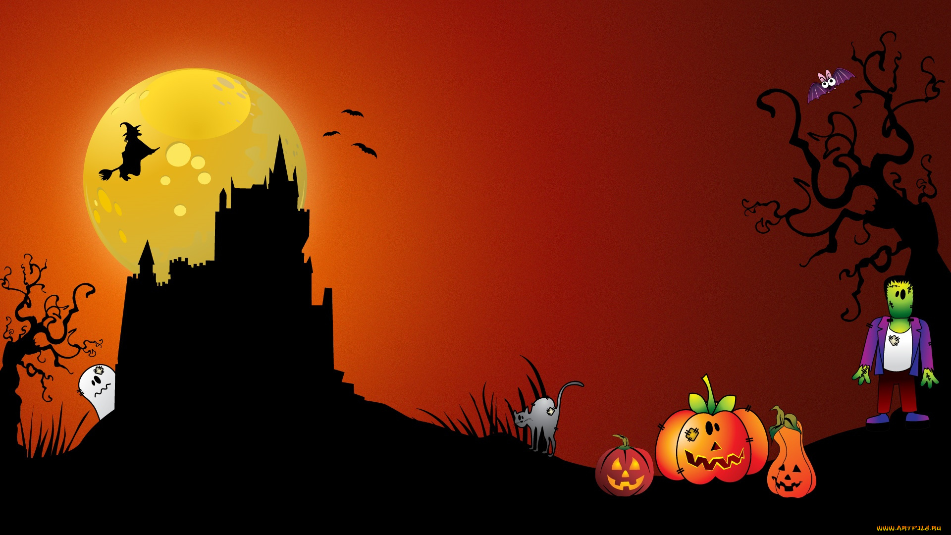 праздничные, хэллоуин, тыква, halloween