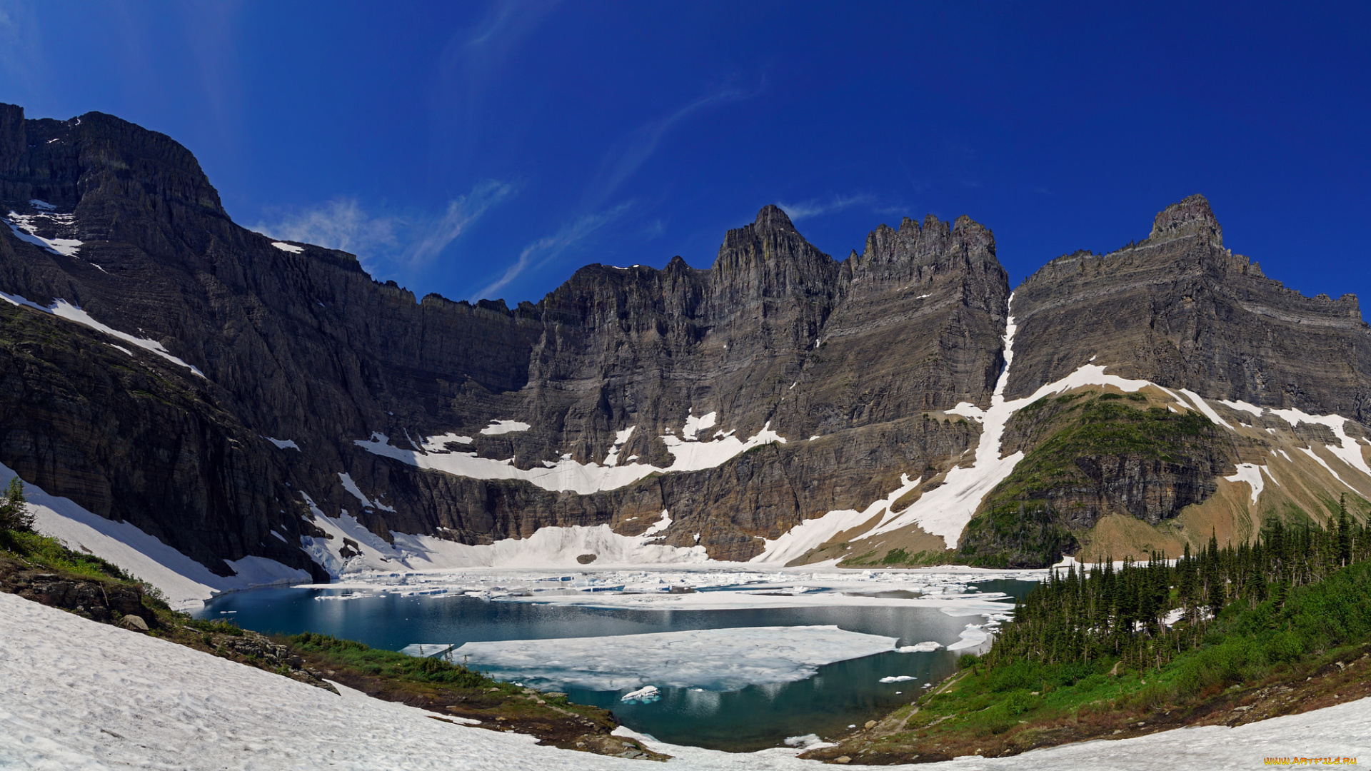 природа, горы, простор