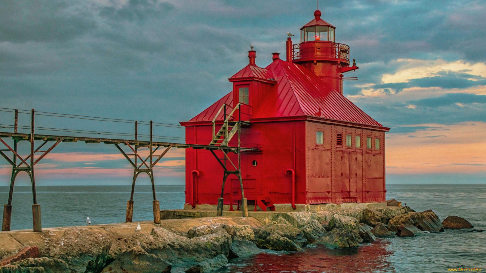 природа, маяки, простор