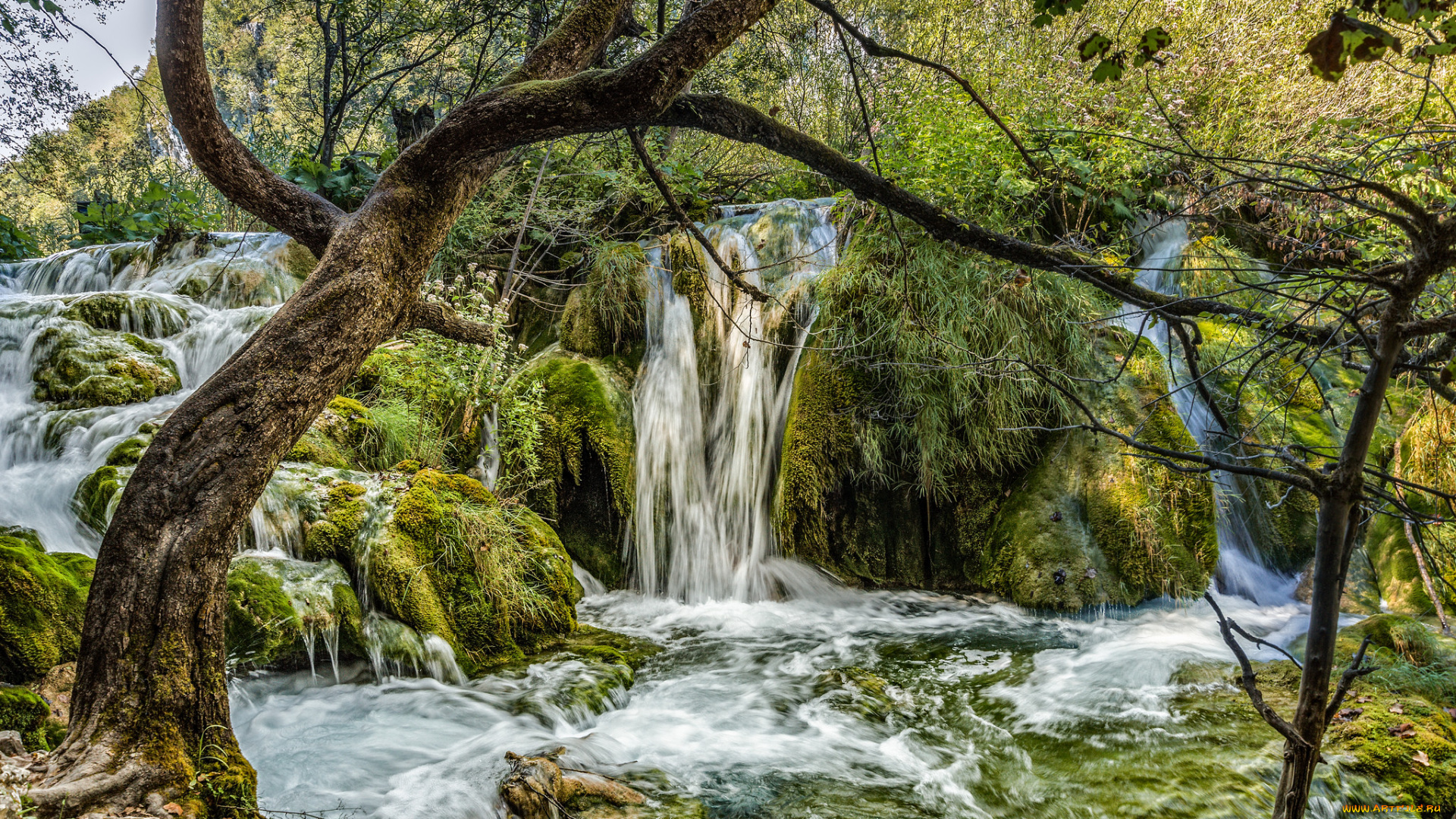 природа, водопады, простор