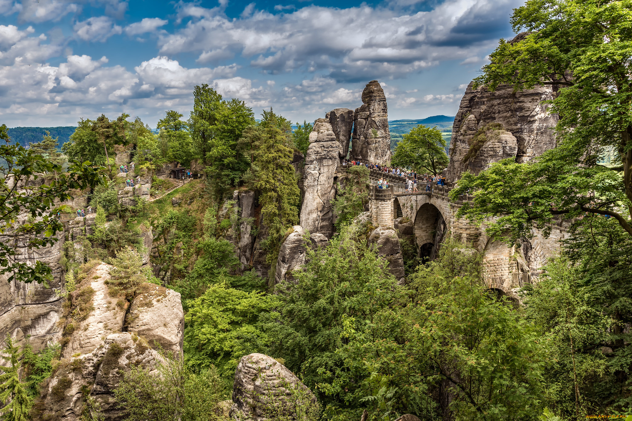 природа, горы, простор