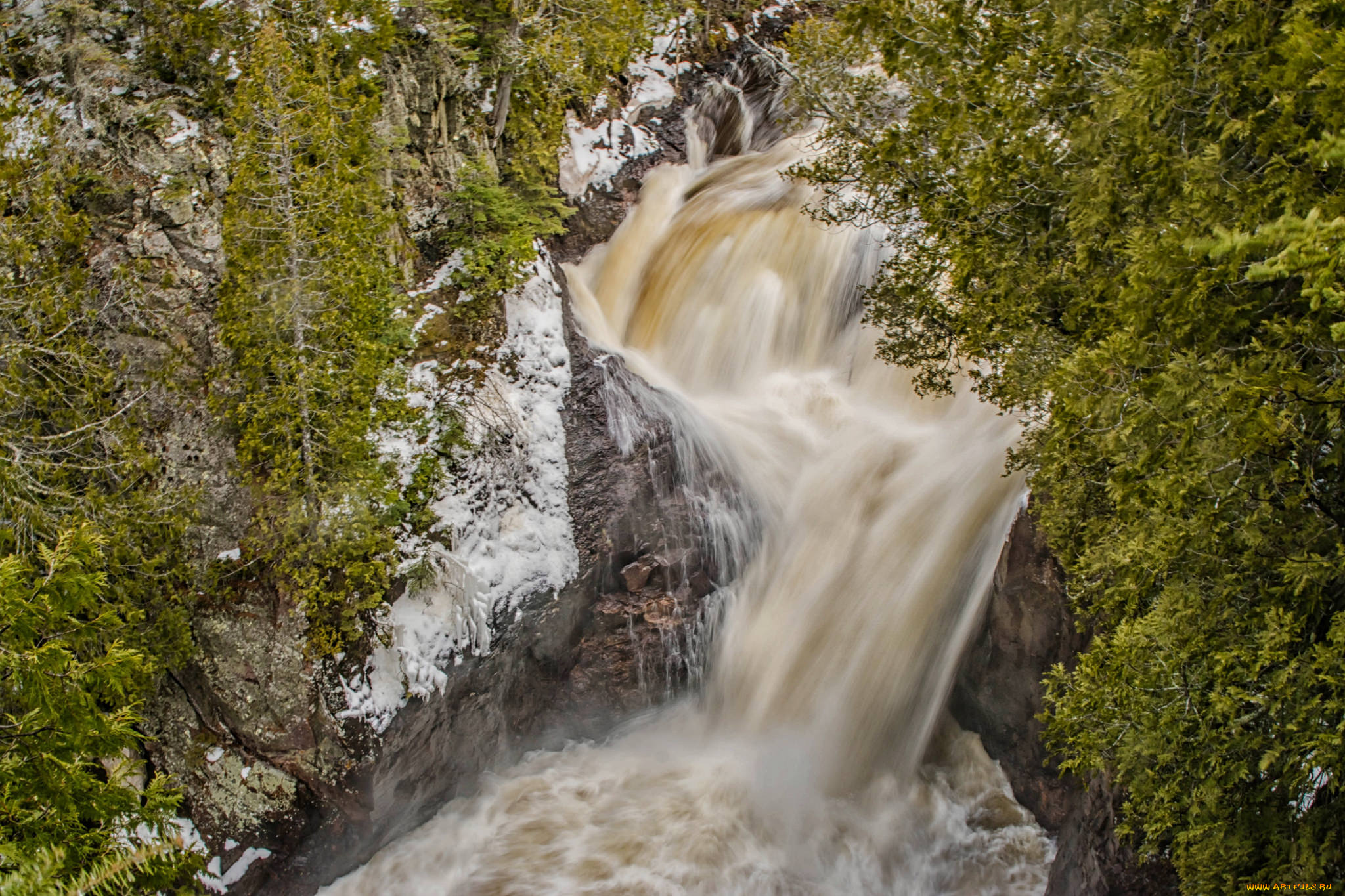 природа, водопады, простор
