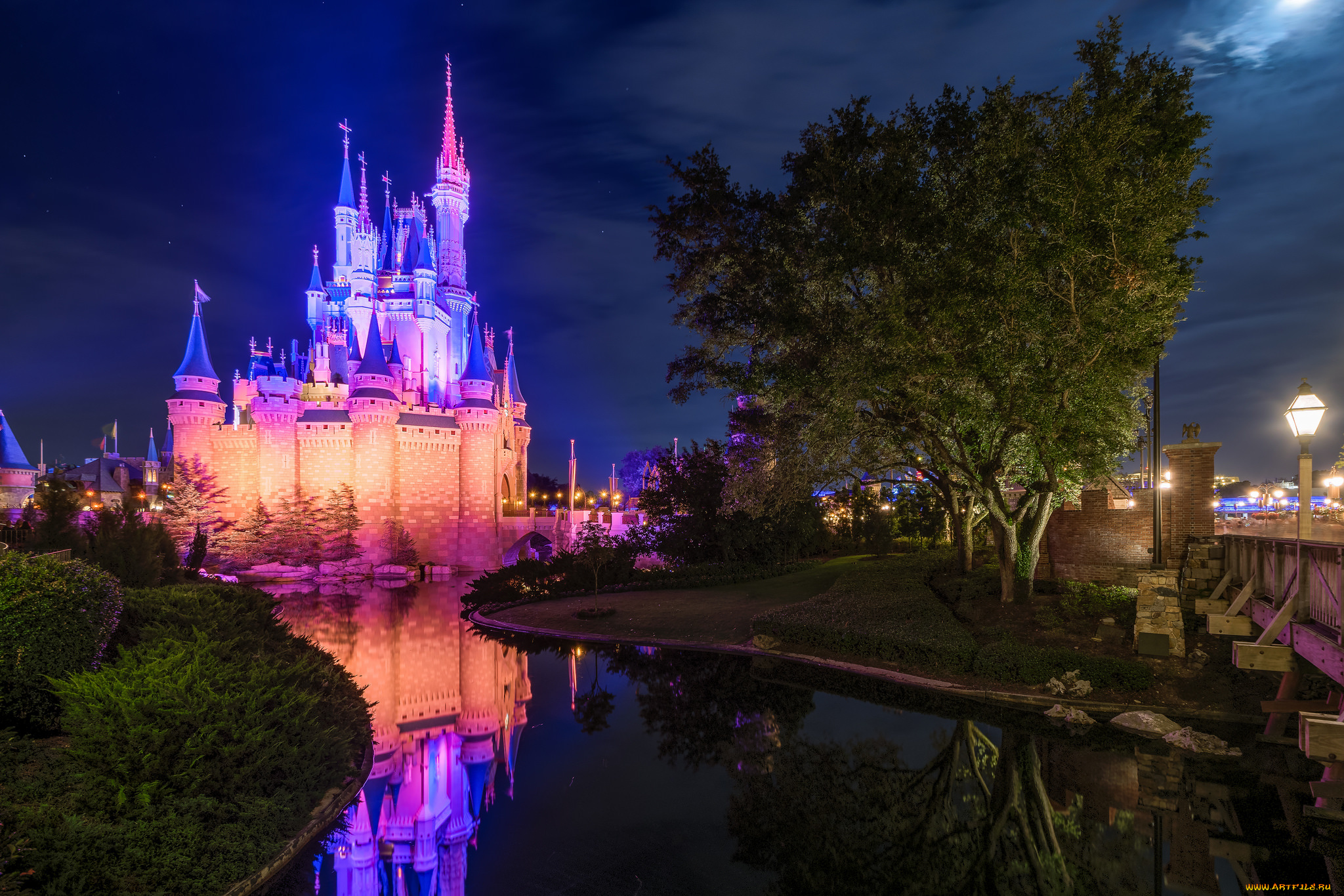 magic, kingdom, города, диснейленд, королевство, магия, волшебство