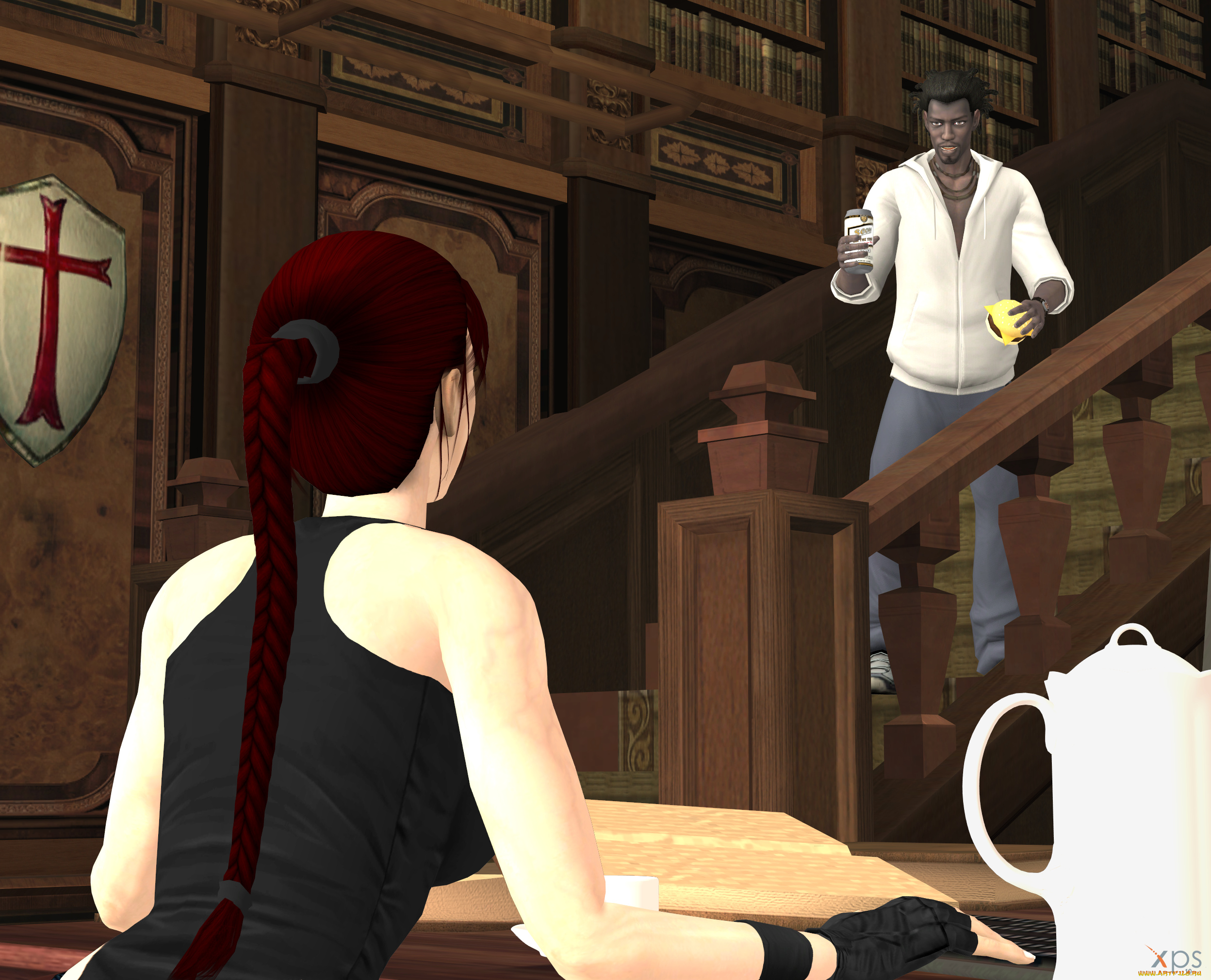 3д, графика, люди, , people, парень, фон, взгляд, девушка