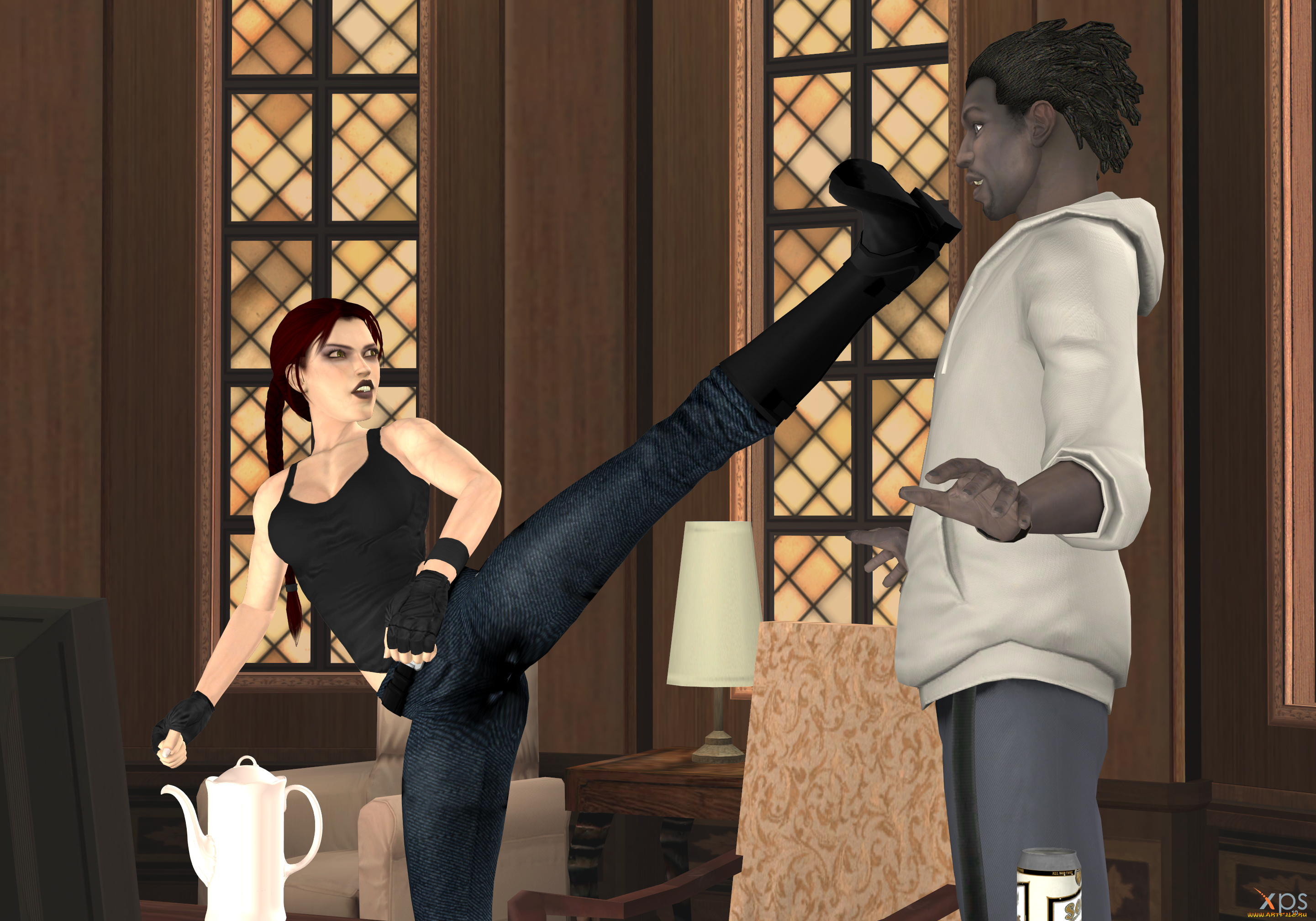 3д, графика, люди, , people, парень, фон, взгляд, девушка