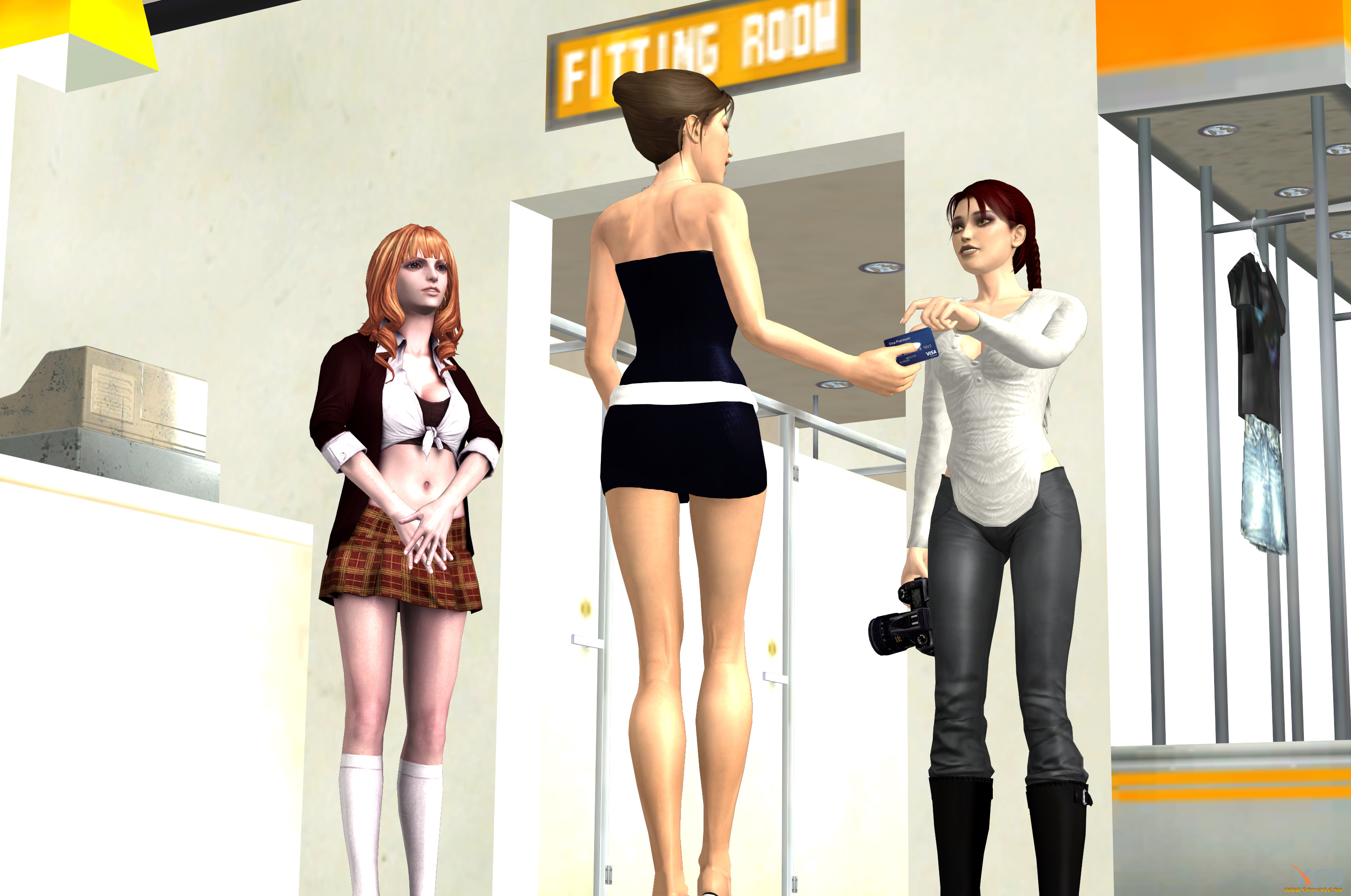 3д, графика, люди, , people, фон, взгляд, девушки