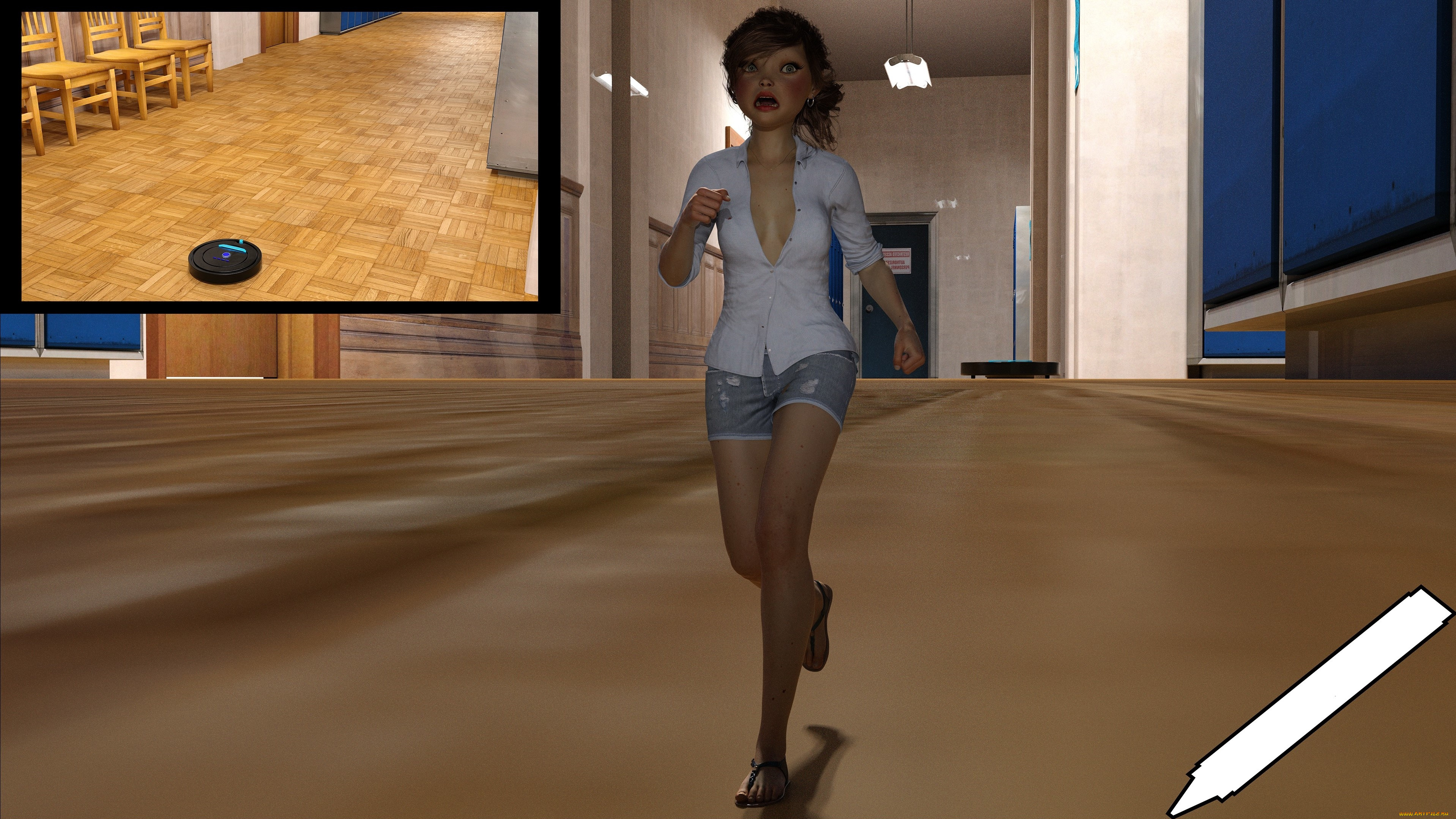 3д, графика, люди, , people, взгляд, фон, девушка