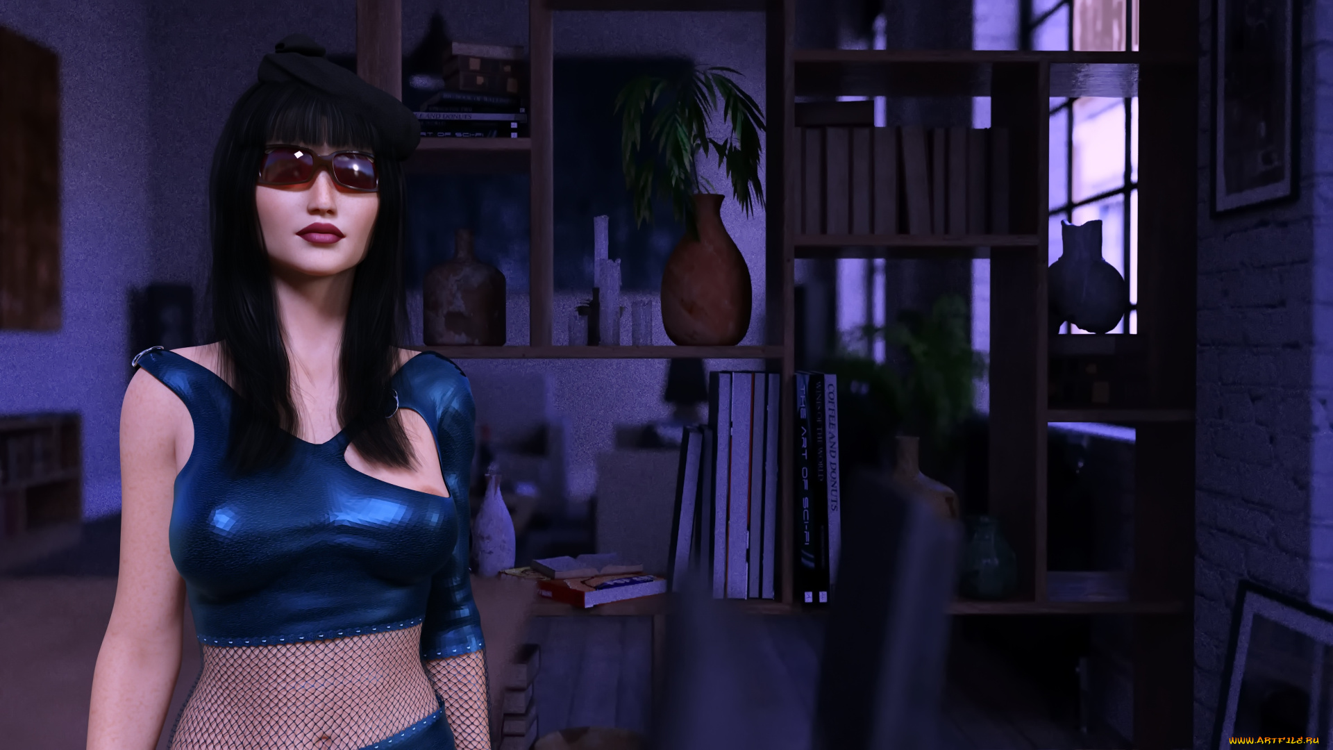 3д, графика, люди, , people, девушка, взгляд, фон