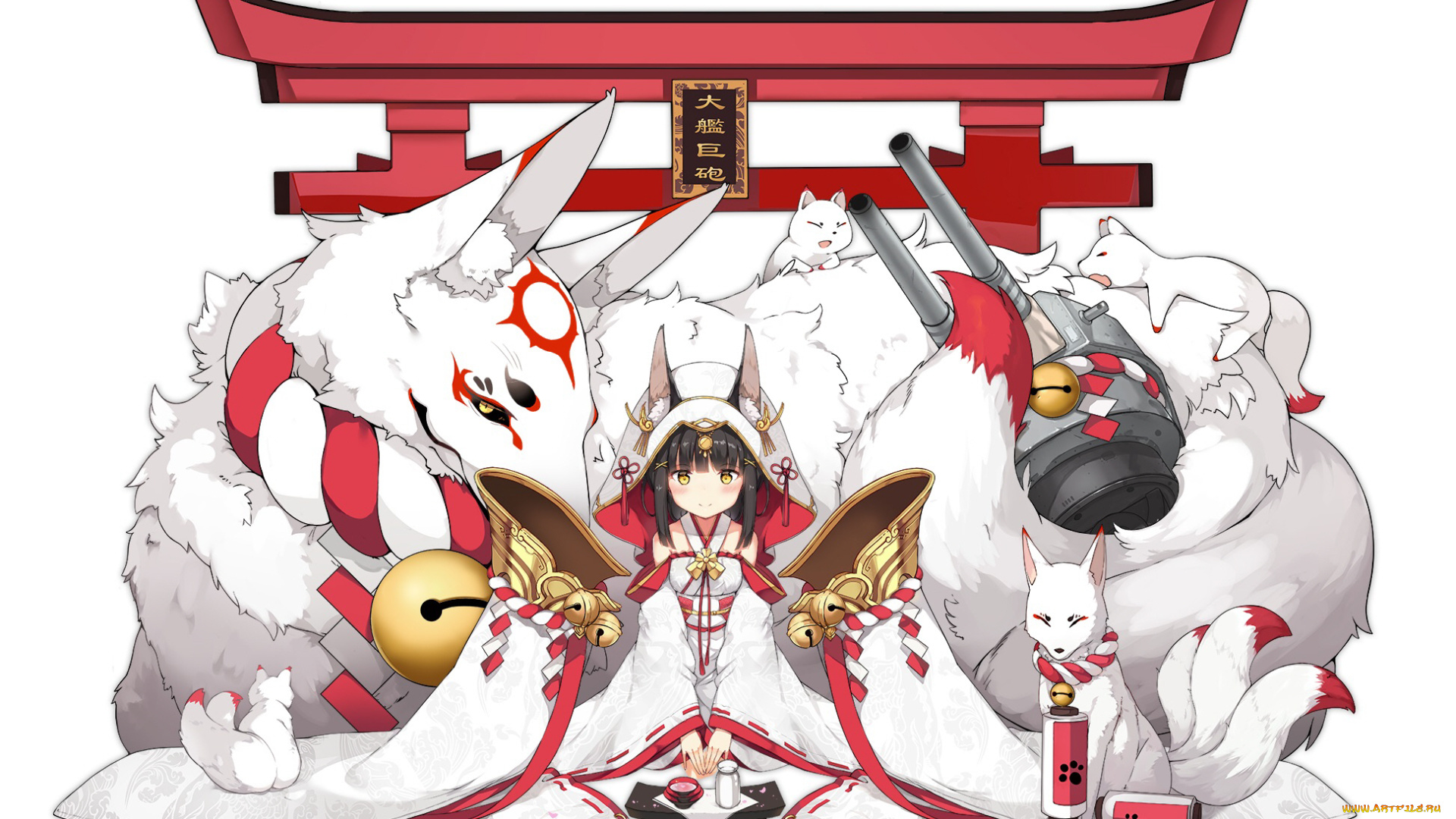 аниме, azur, lane, девочка