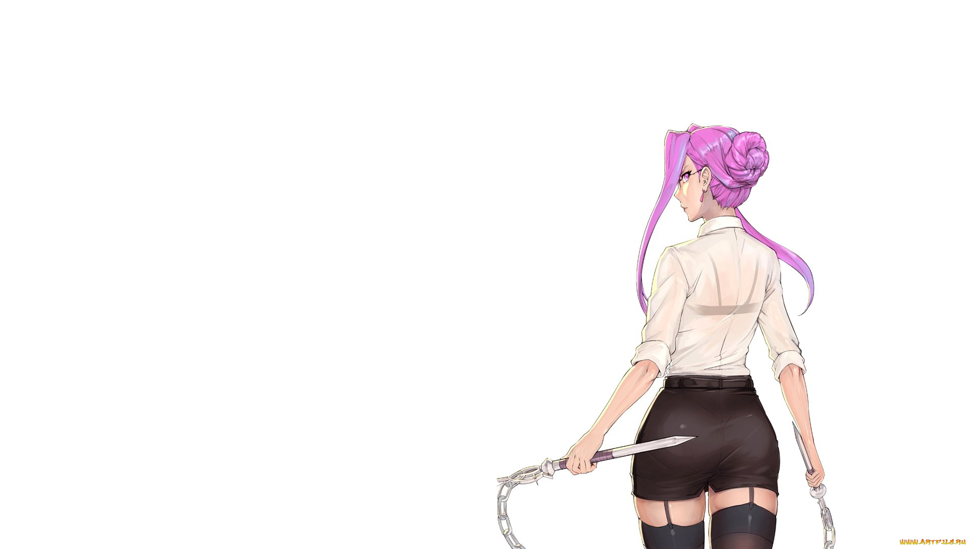 аниме, fate, stay, night, , grand, order, , apocrypha, юбка, оружие, девушка