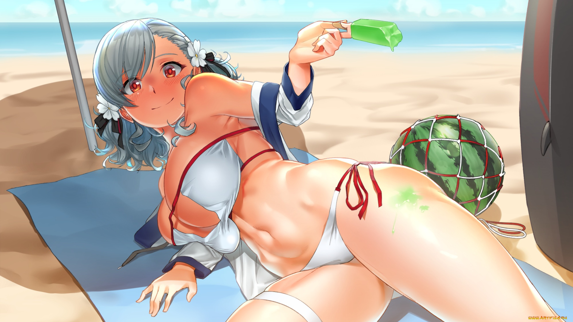 аниме, girls, frontline, девушка, фон, взгляд