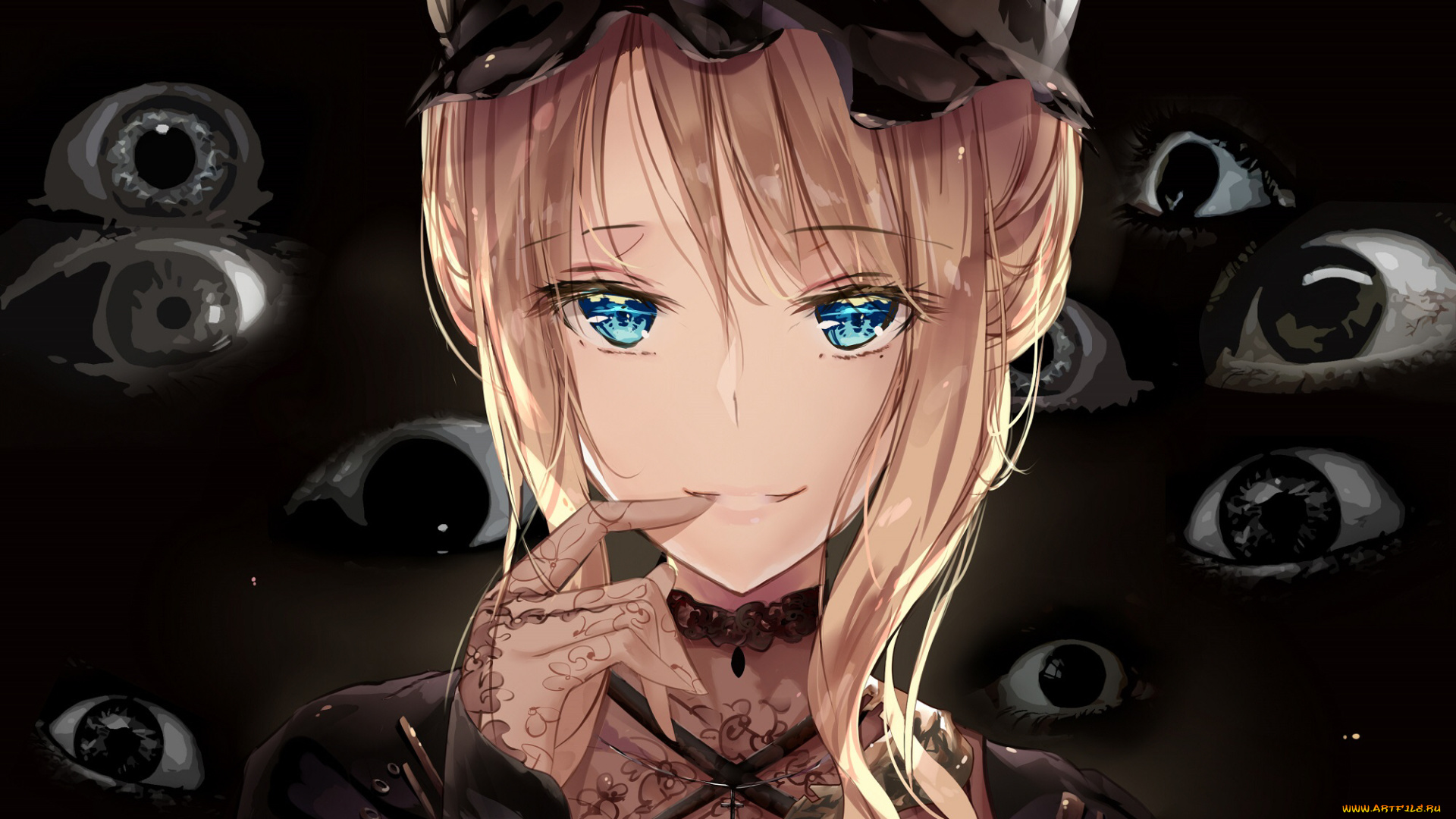 аниме, touhou, девушка