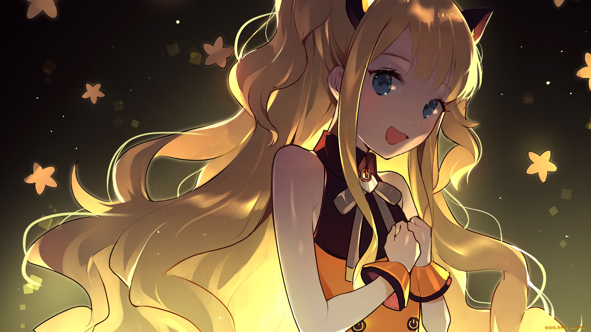 аниме, животные, , существа, девушка