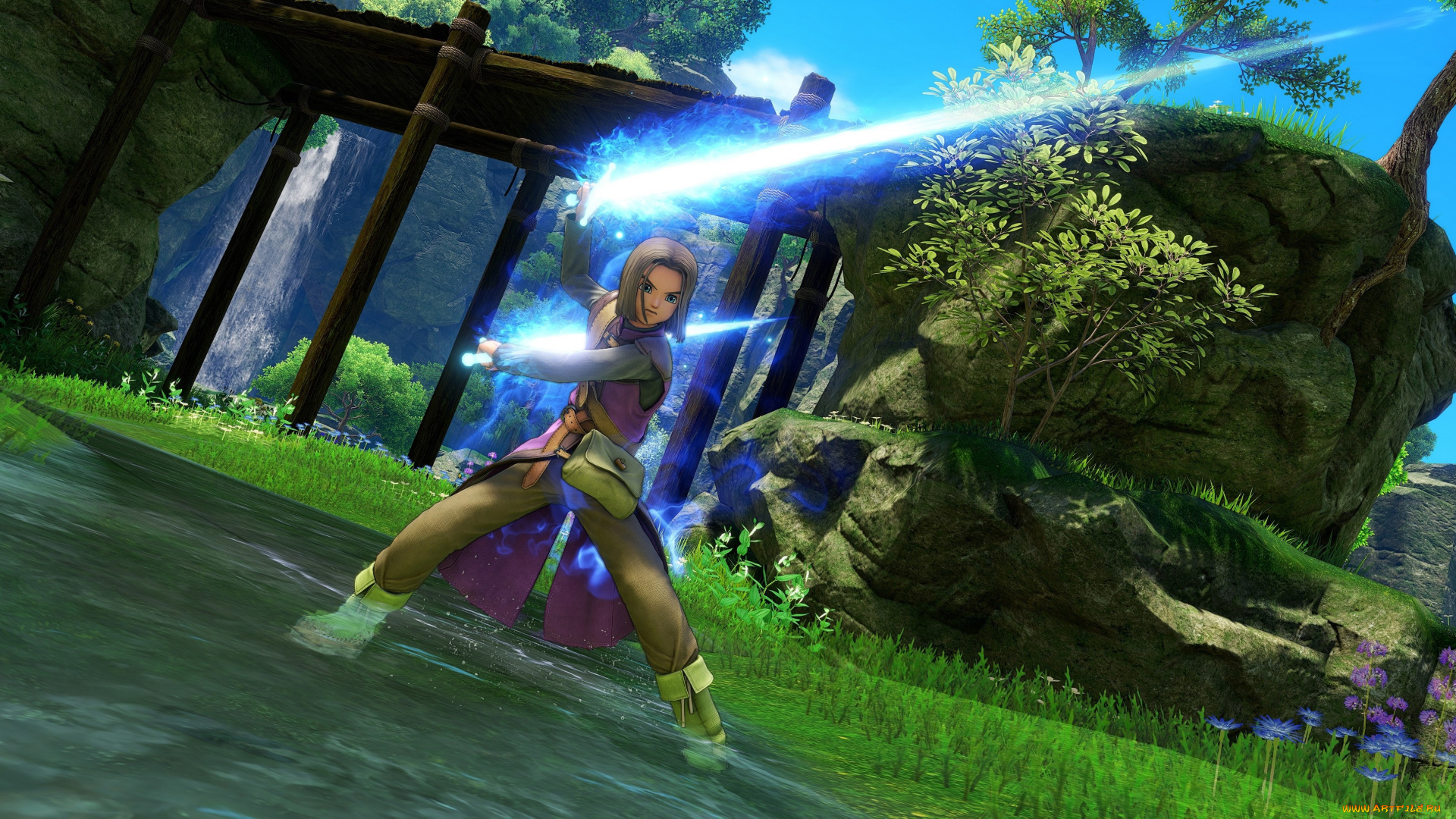 видео, игры, dragon, quest, xi, dragon, quest, xi