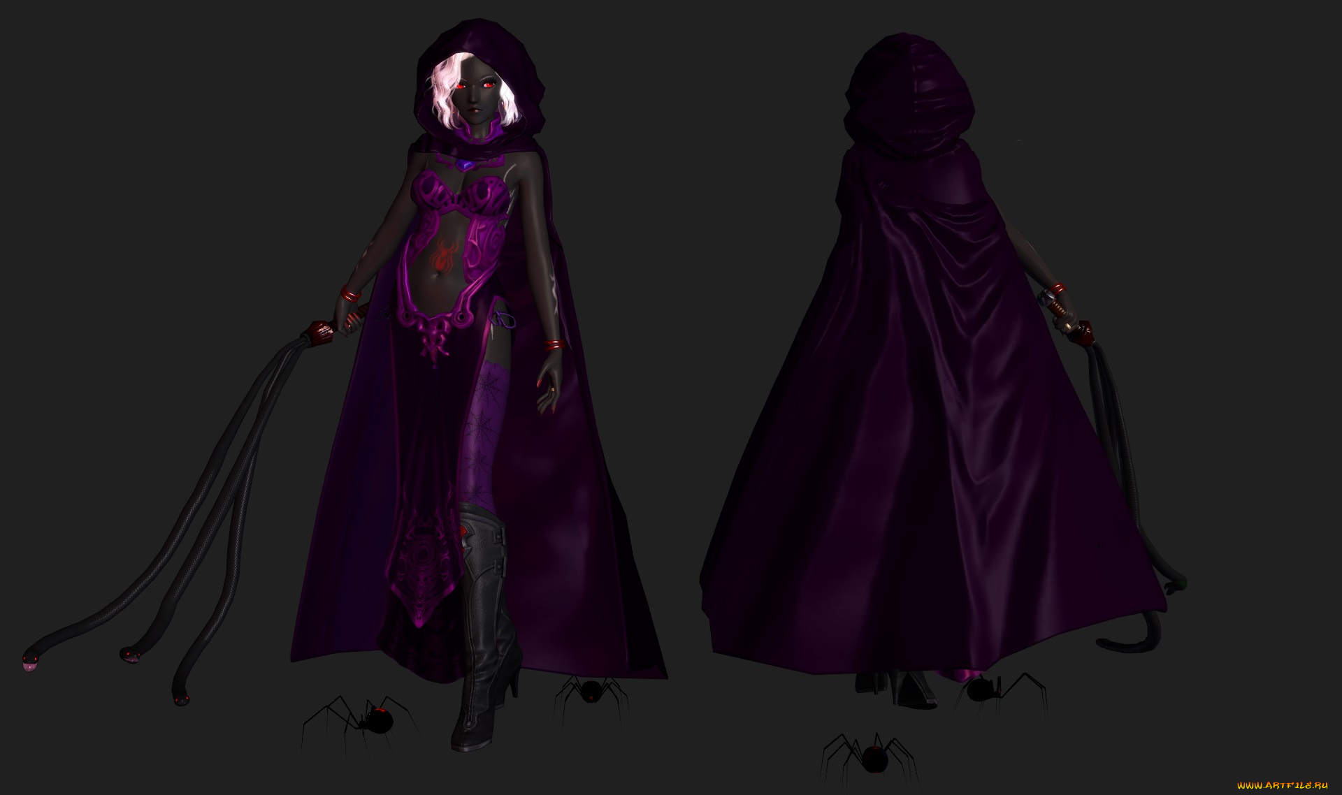 3д, графика, фантазия, , fantasy, девушка, взгляд, фон