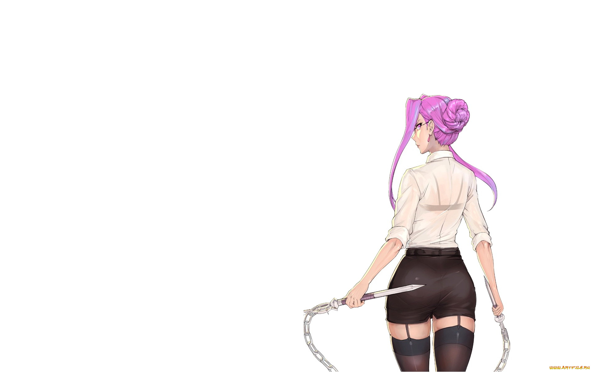 аниме, fate, stay, night, , grand, order, , apocrypha, юбка, оружие, девушка