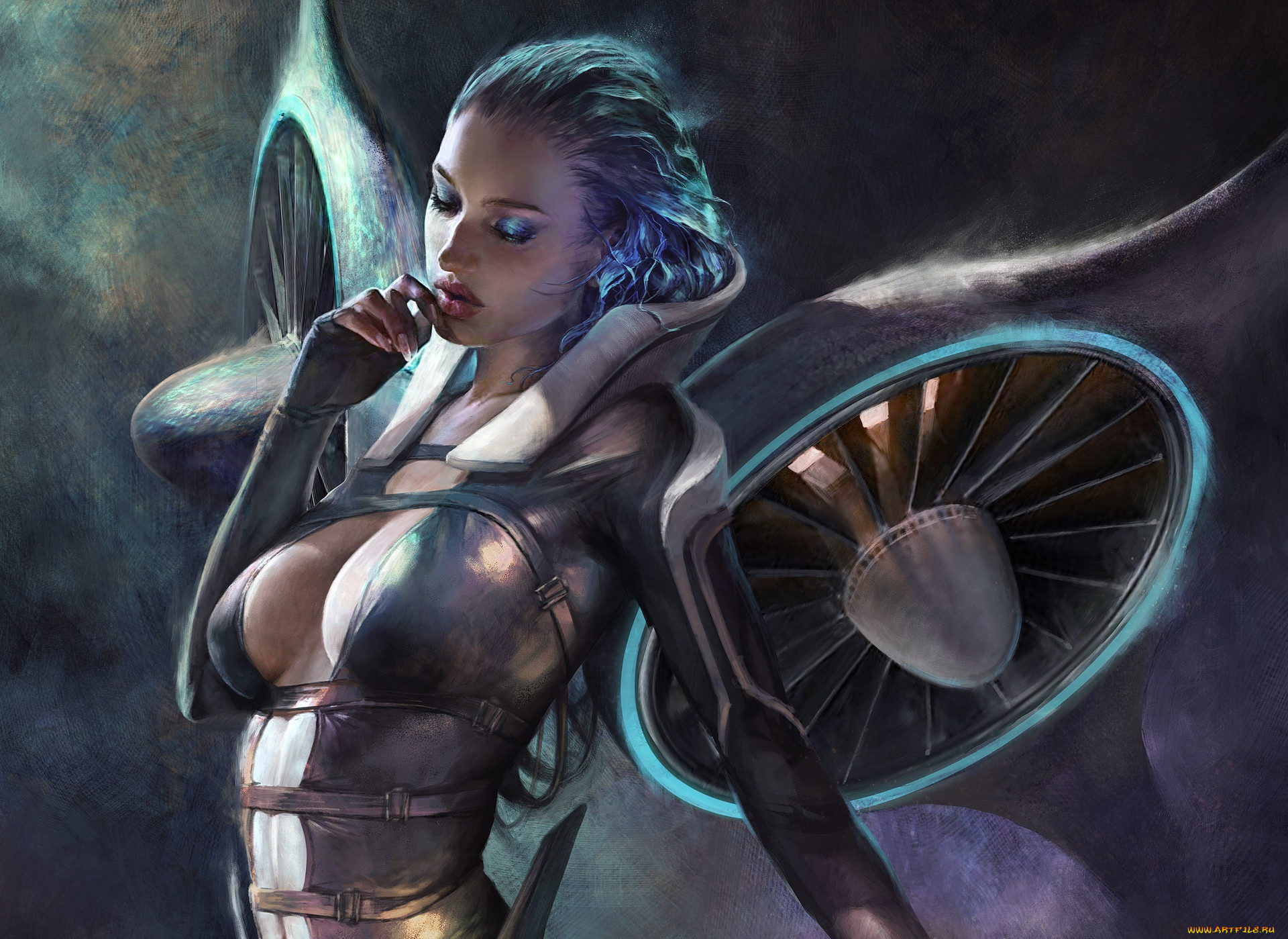 фэнтези, роботы, , киборги, , механизмы, лицо, девушка, костюм, макияж, фантастика, sci-fi, арт