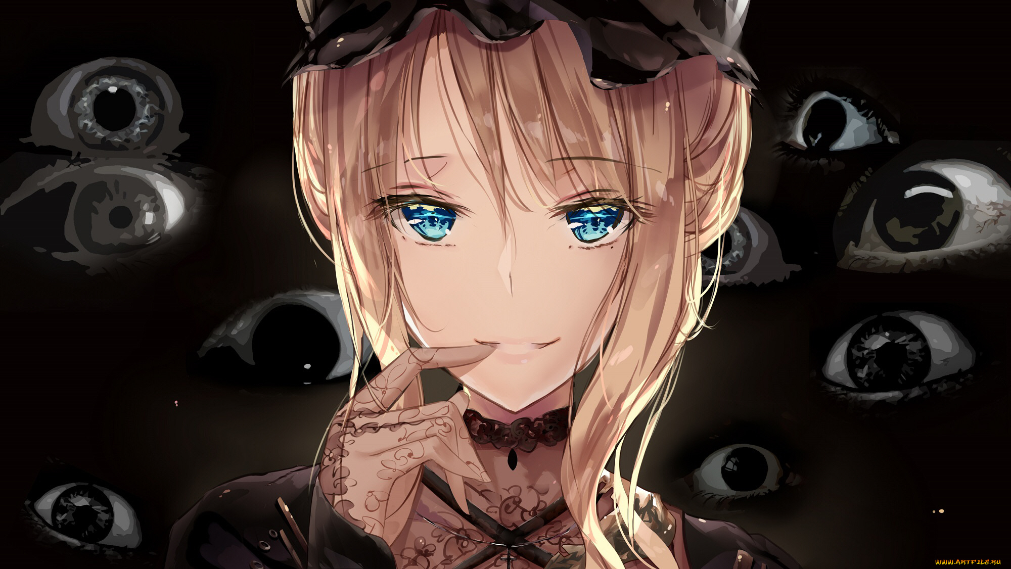 аниме, touhou, девушка