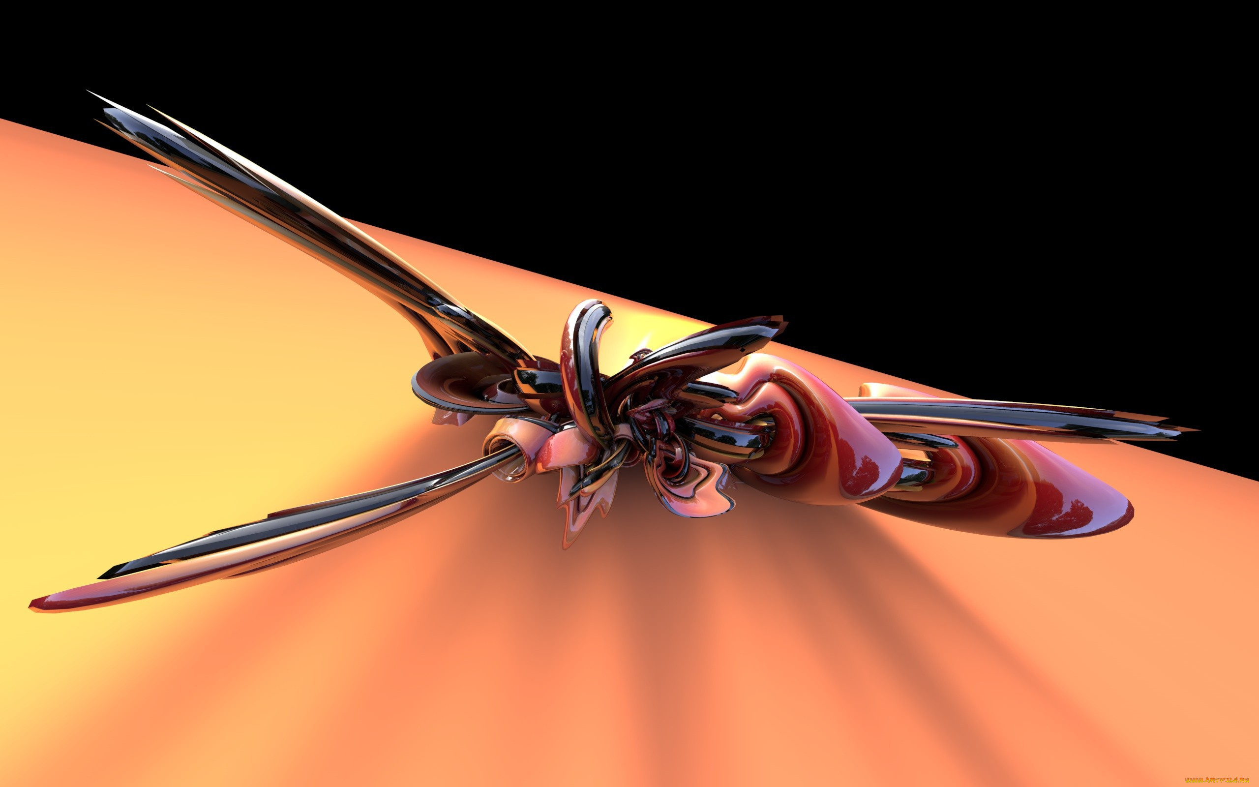 3д, графика, абстракция, , abstract, насекомое