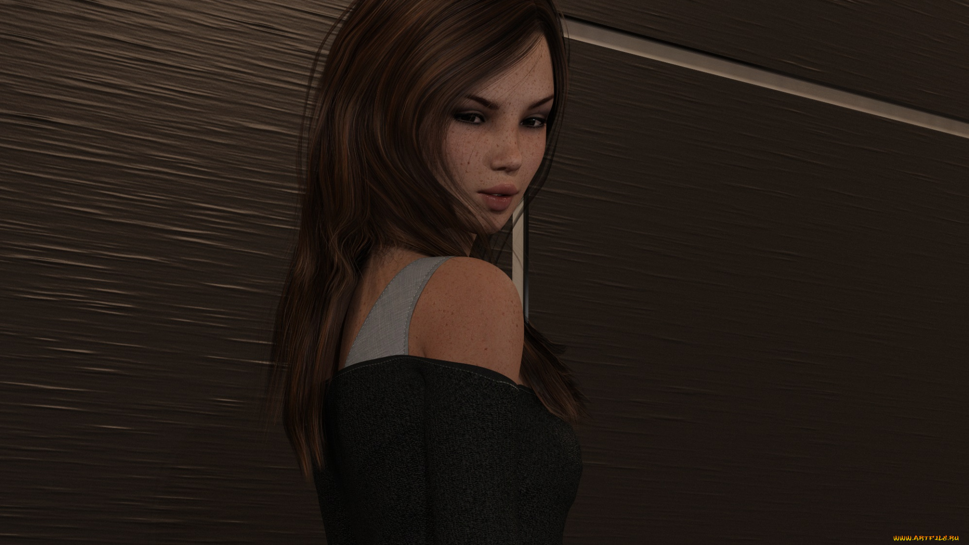 3д, графика, люди, , people, фон, девушка, взгляд