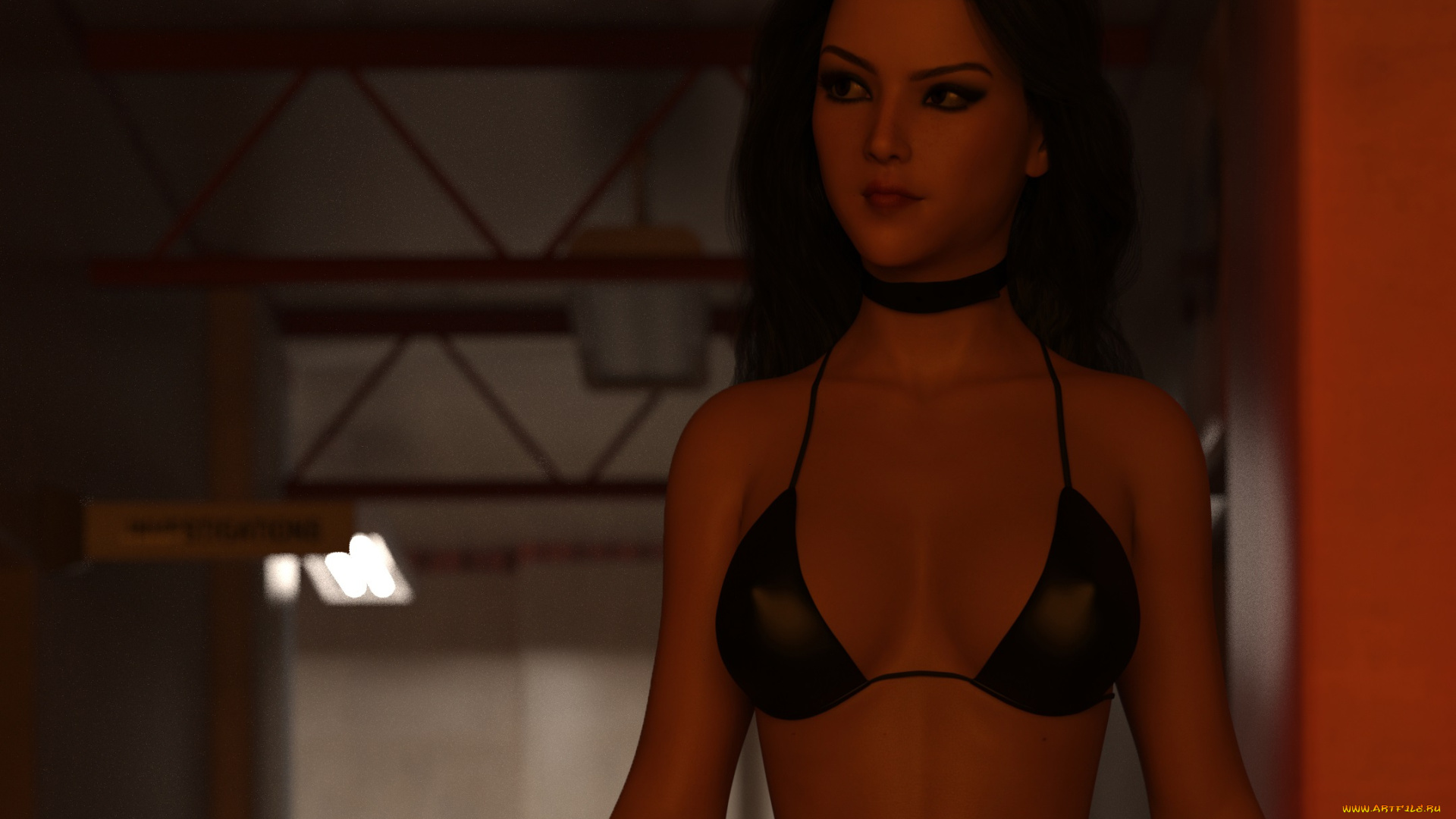 3д, графика, люди, , people, взгляд, фон, девушка