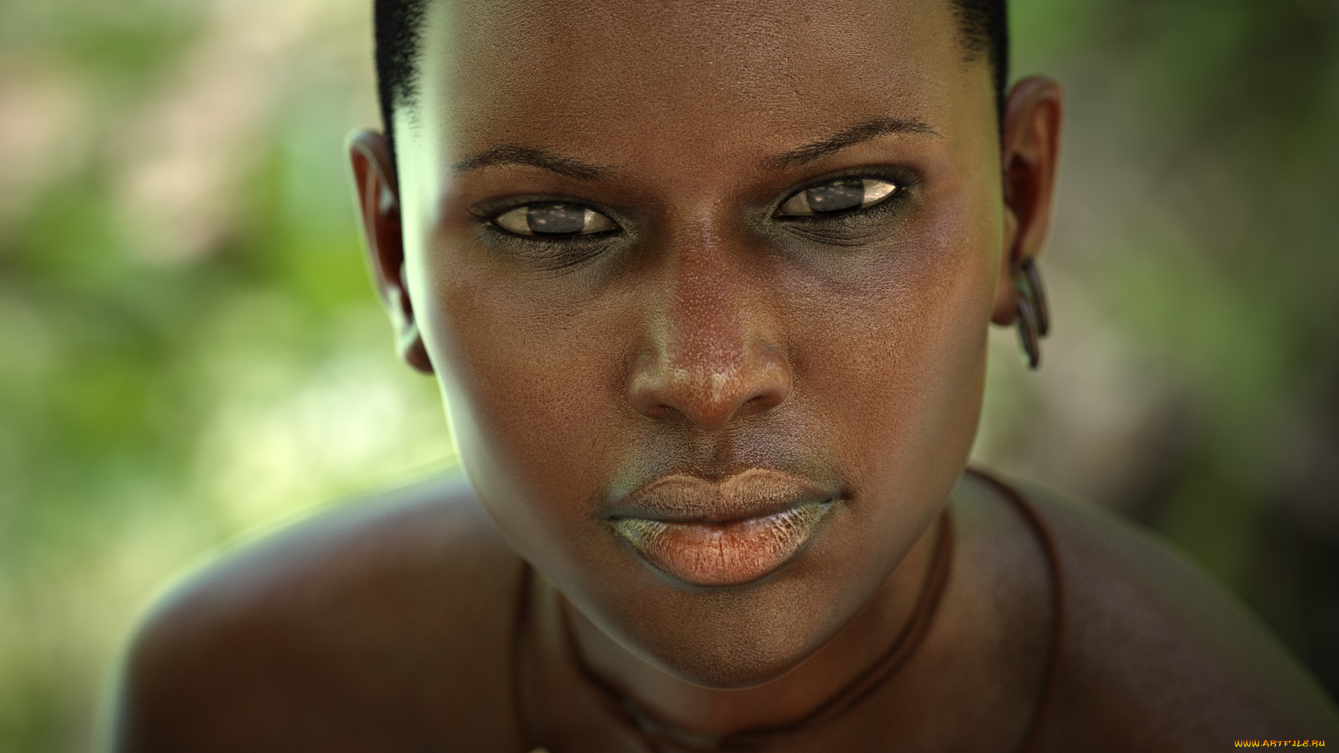 3д, графика, портрет, , portraits, девушка, фон, взгляд