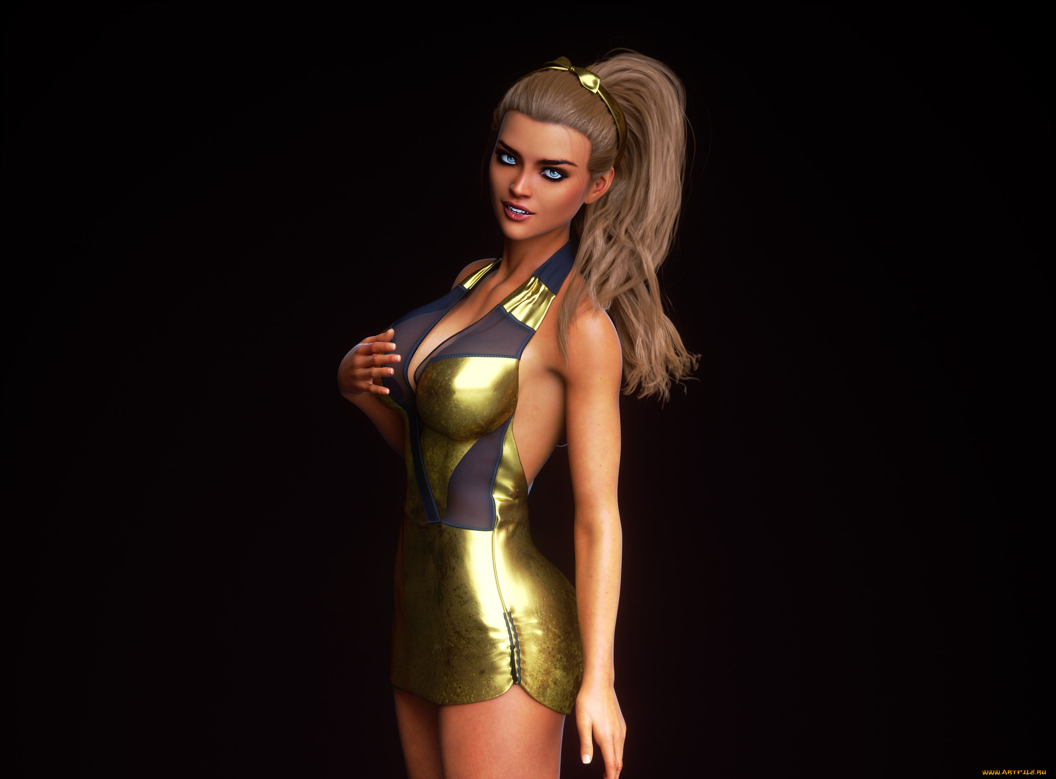 3д, графика, люди, , people, девушка, взгляд, фон