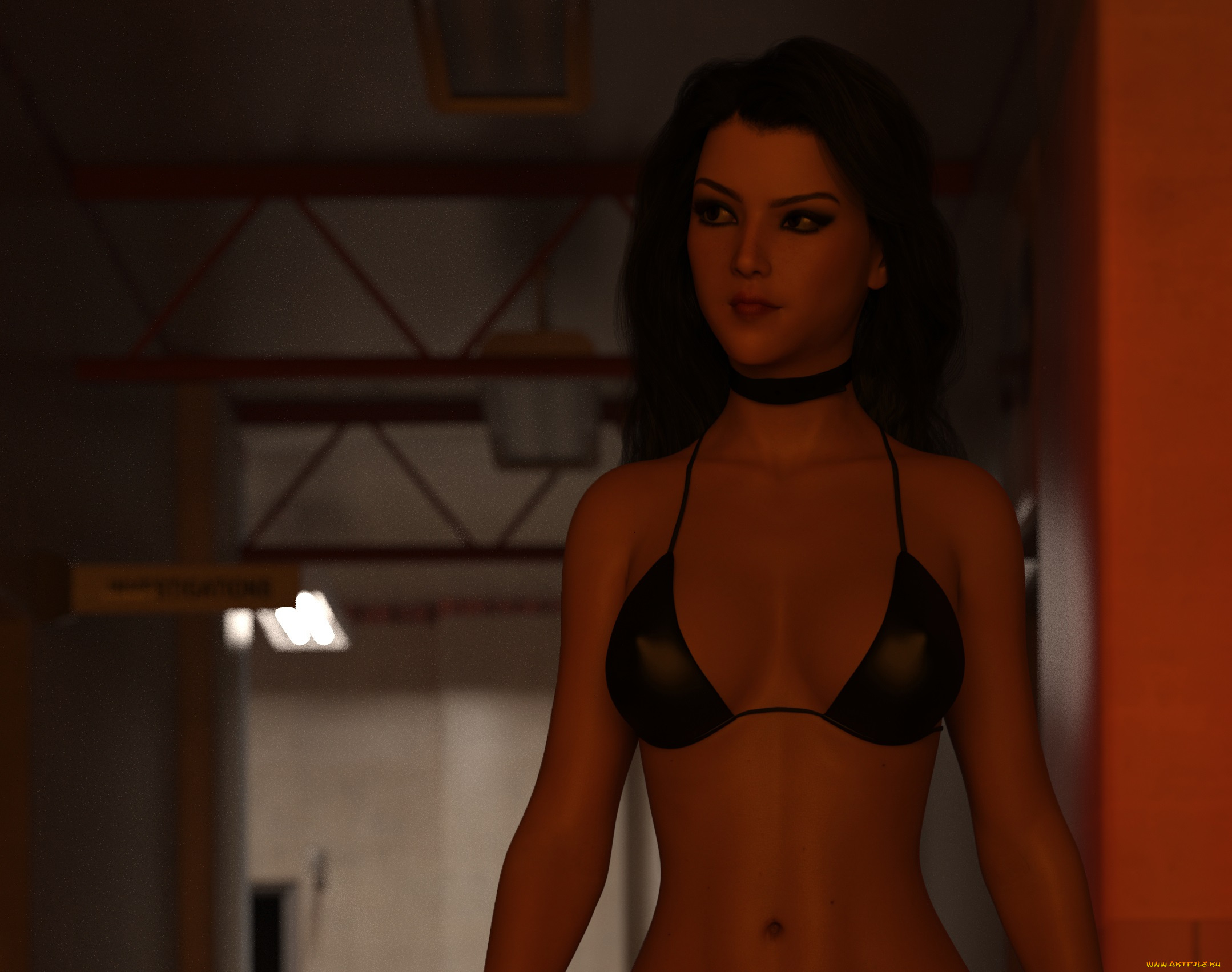 3д, графика, люди, , people, взгляд, фон, девушка