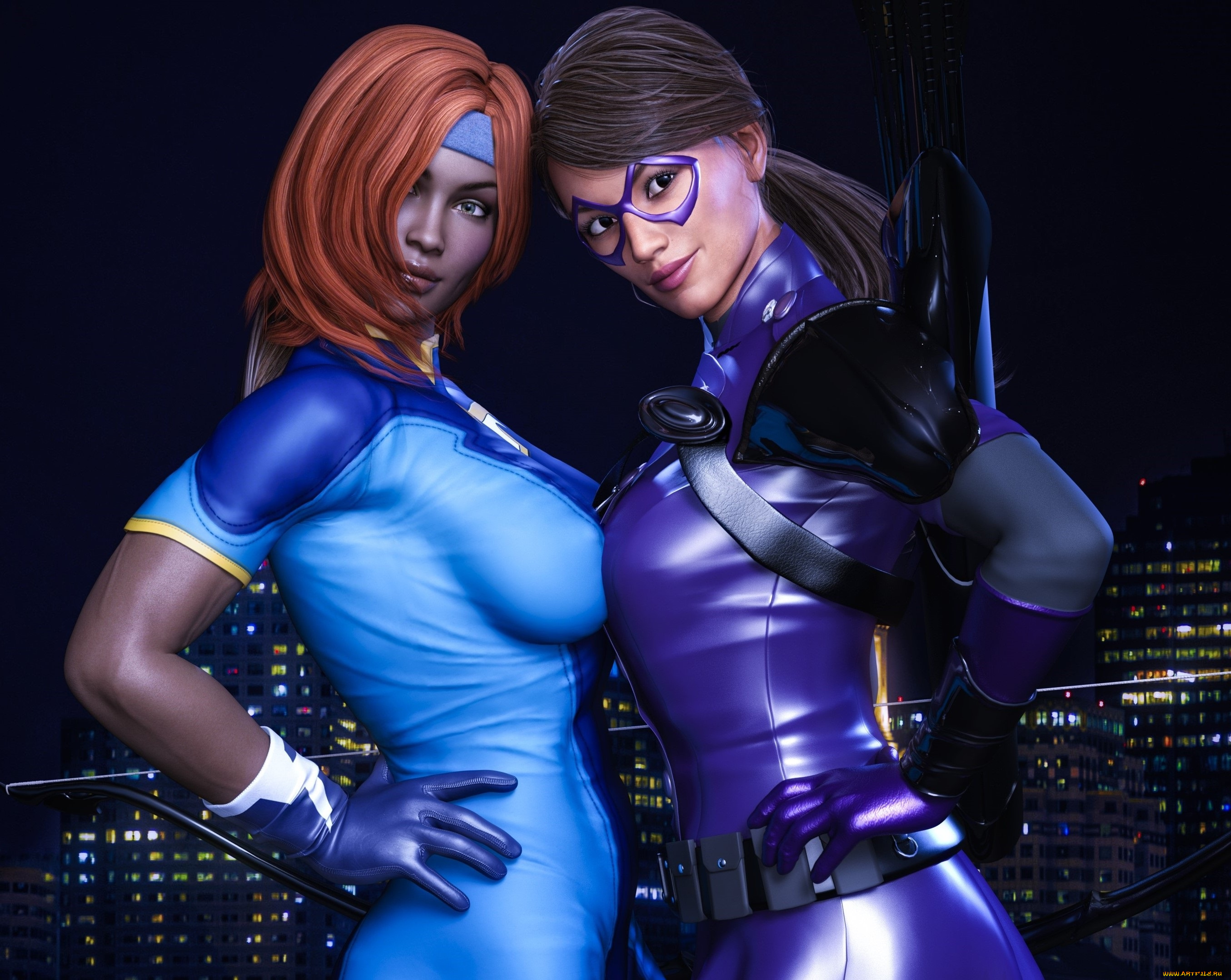 3д, графика, люди, , people, девушки, взгляд, фон