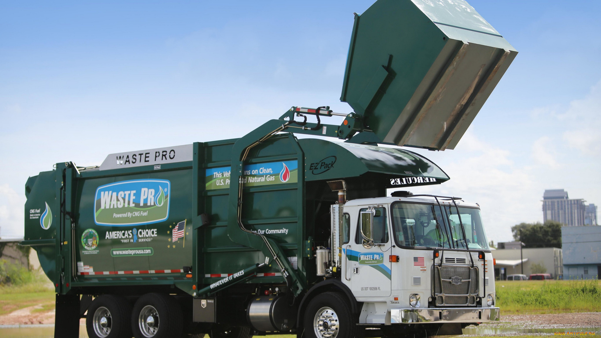 автомобили, мусоровозы, autocar