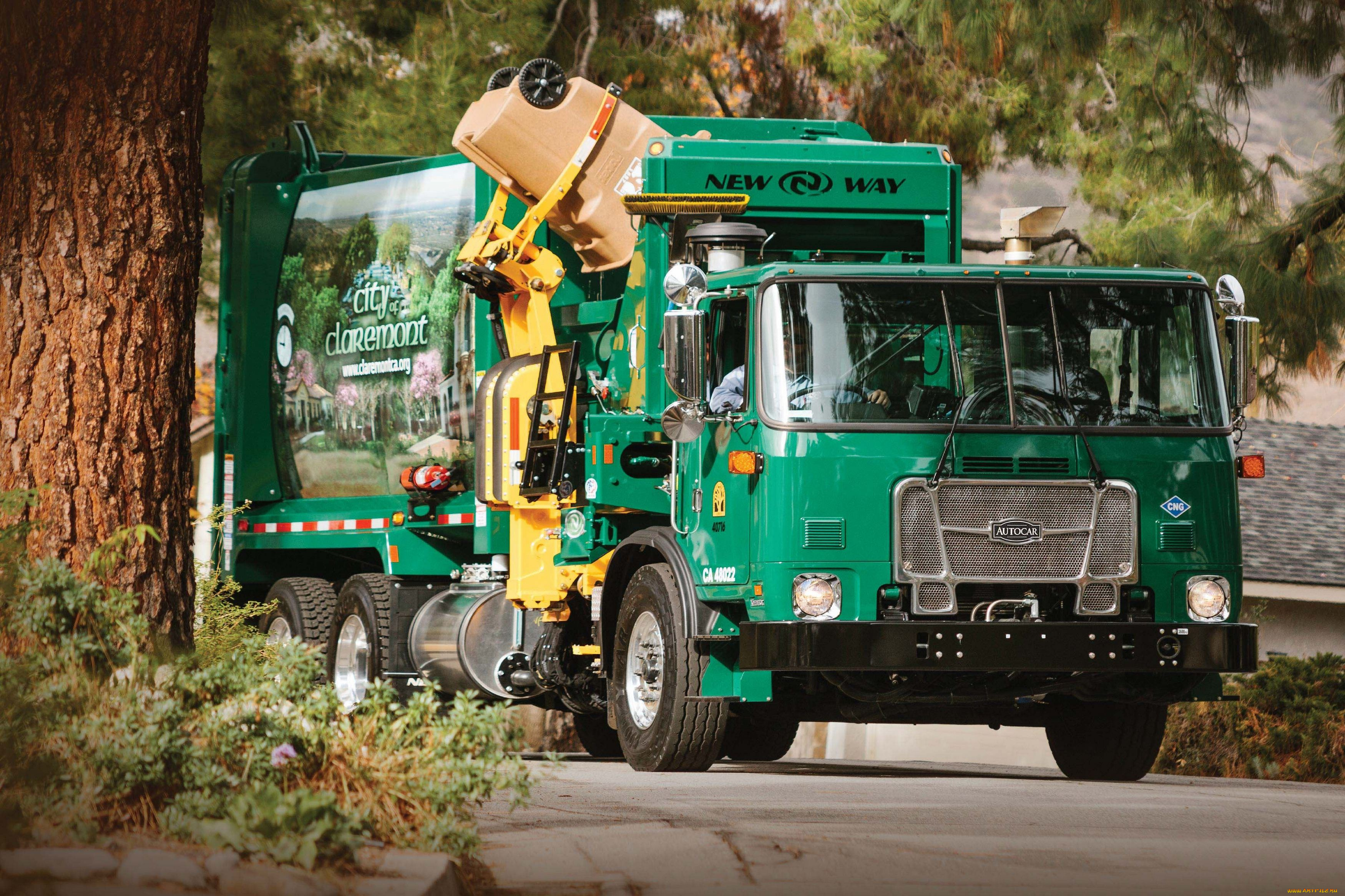 автомобили, мусоровозы, autocar