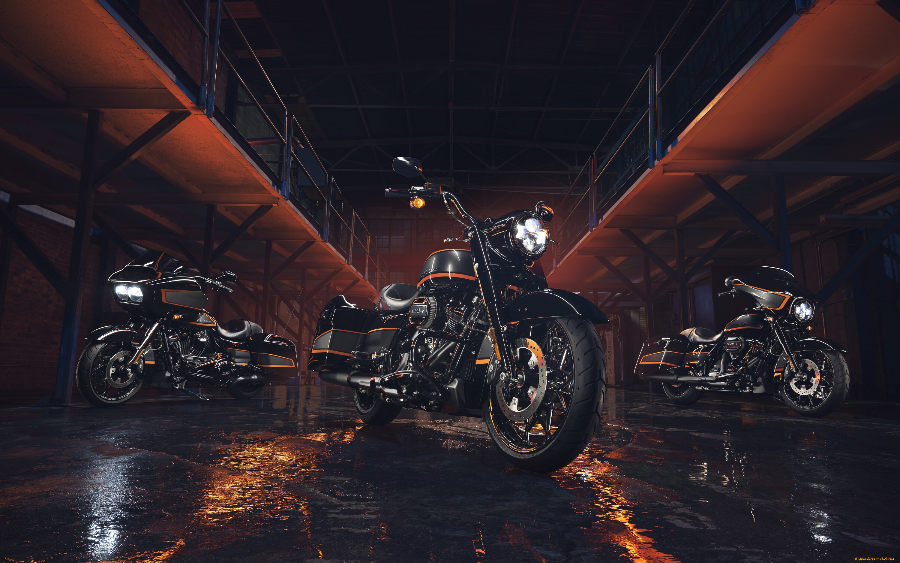 мотоциклы, harley-davidson, 2022, custom, grand, american, touring, models