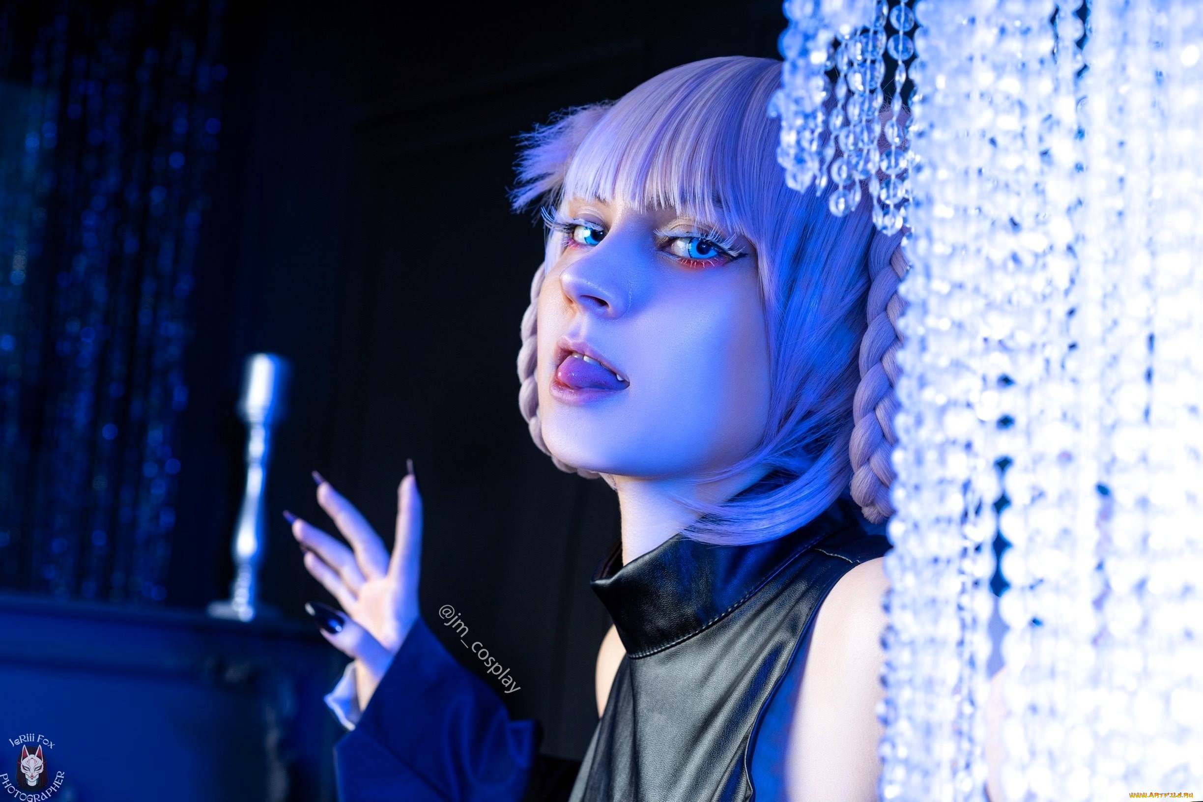 девушки, -, креатив, , косплей, костюм, образ, лицо