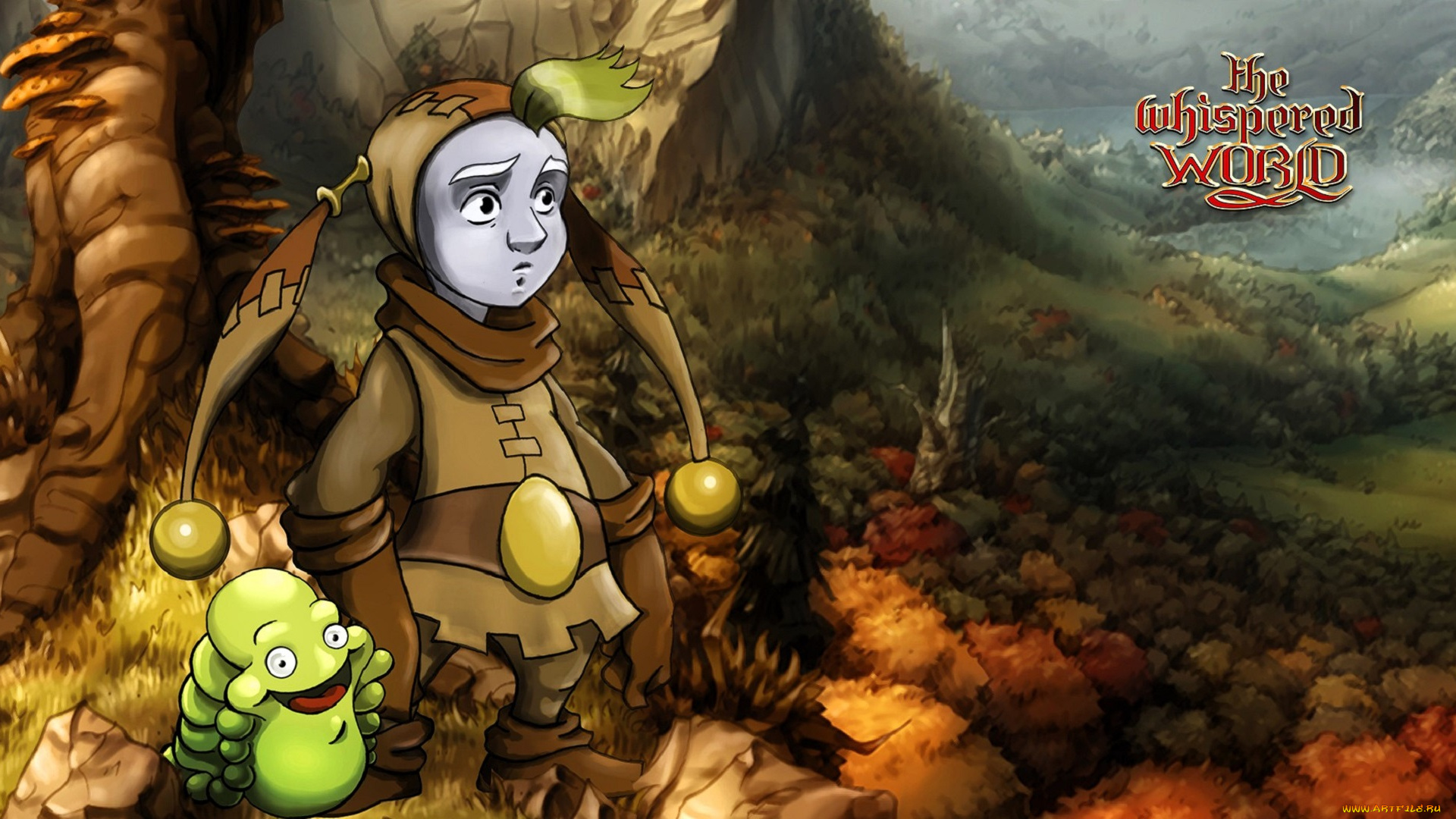 видео, игры, the, whispered, world, существа, лес, дерево