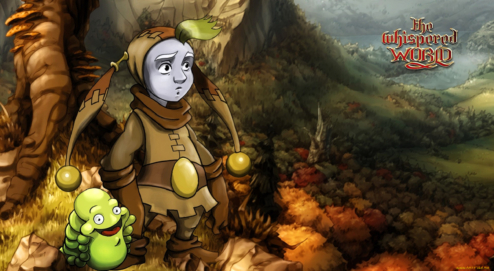видео, игры, the, whispered, world, существа, лес, дерево