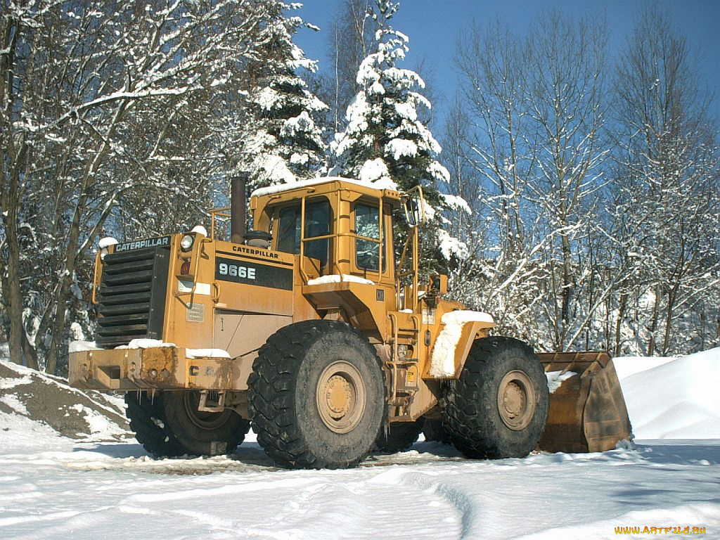 cat966e, техника, строительная