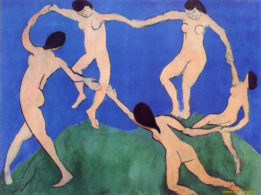 the, dance, рисованные, henri, matisse