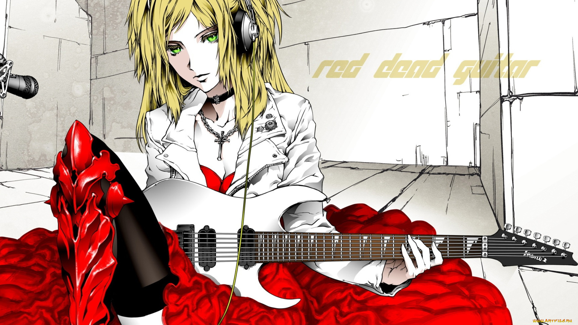 аниме, headphones, instrumental