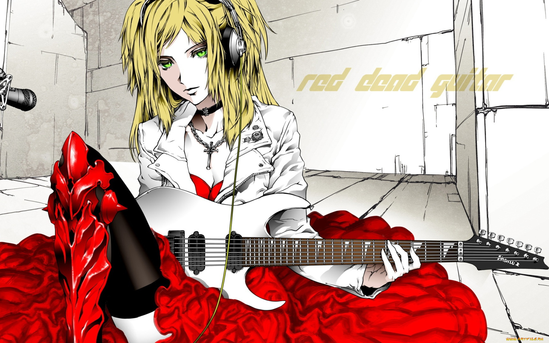 аниме, headphones, instrumental