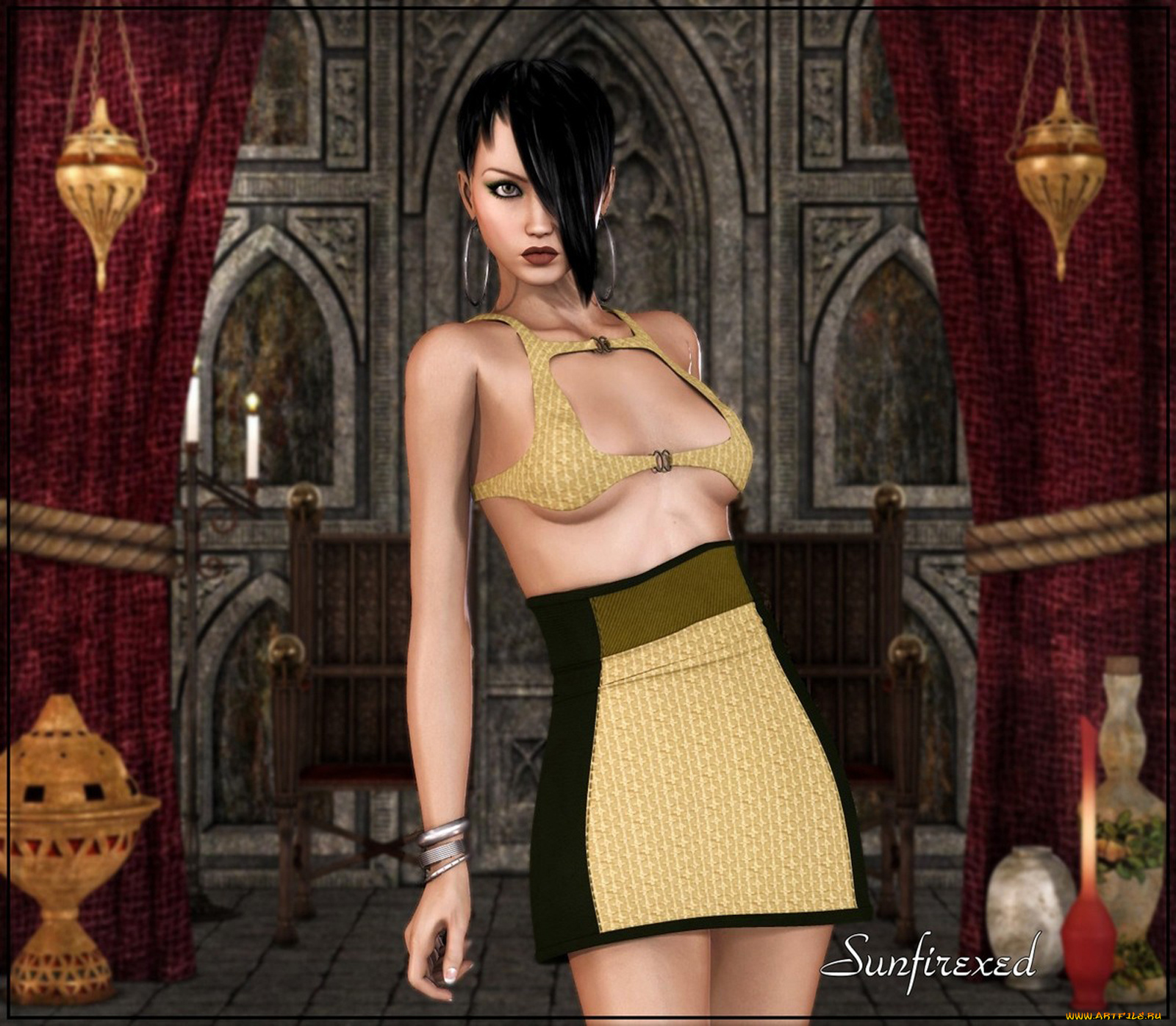 3д, графика, people, люди, девушка